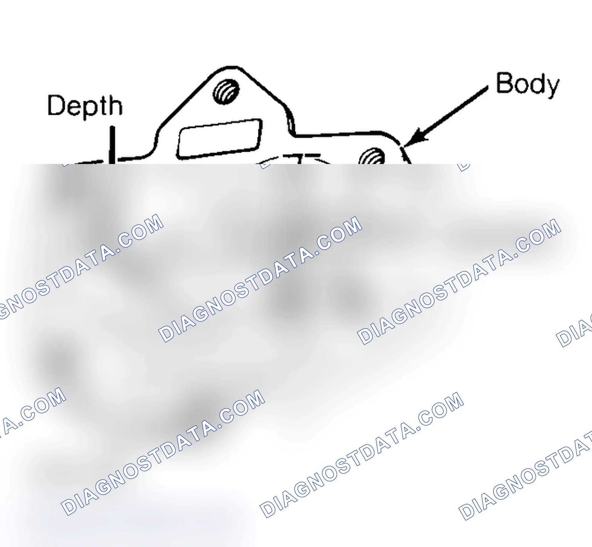 Scheme 35: Measuring Oil Pump Gear Cavity