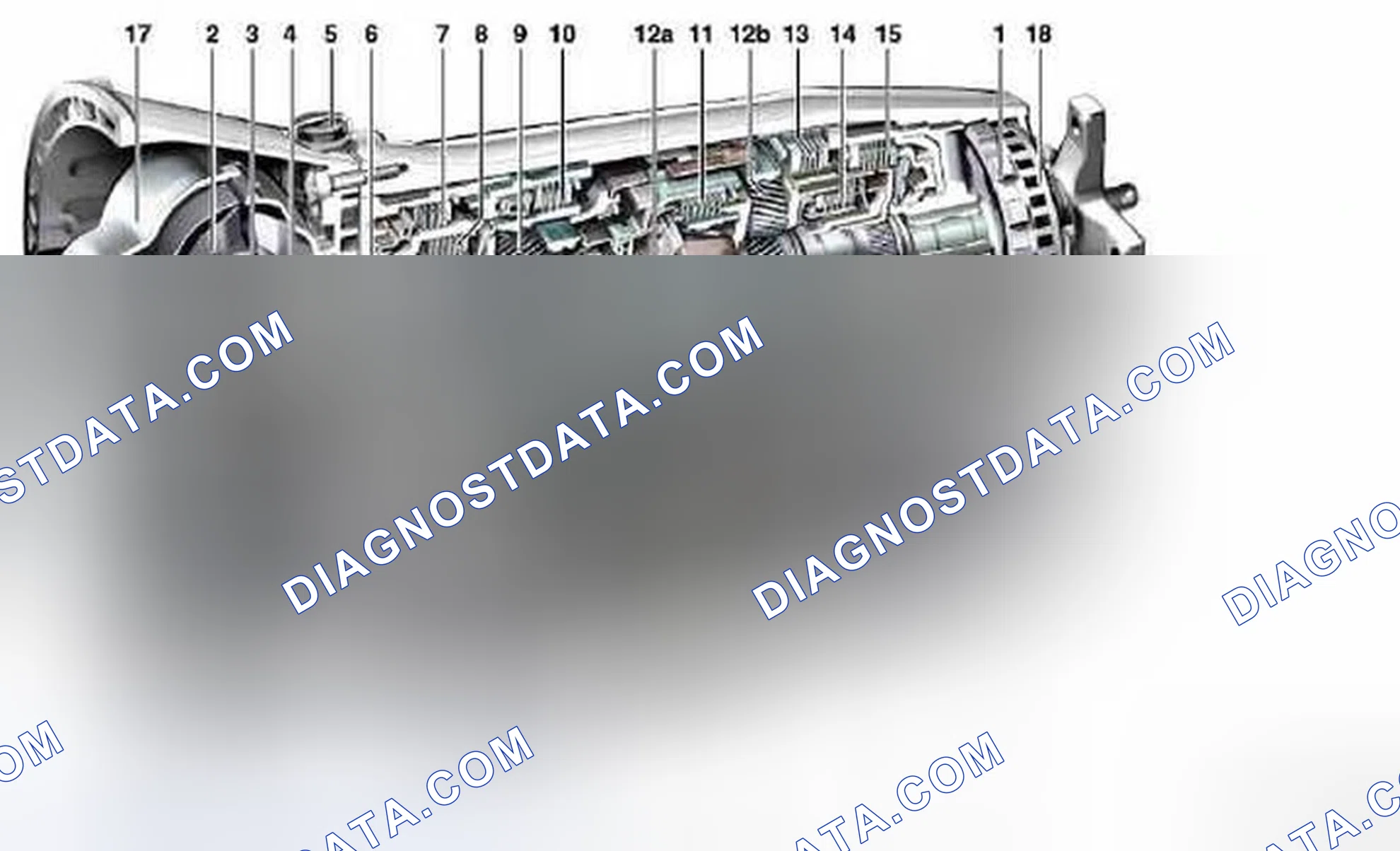 Scheme 62: Identifying Planetary Gear Set - Transmission 722.9