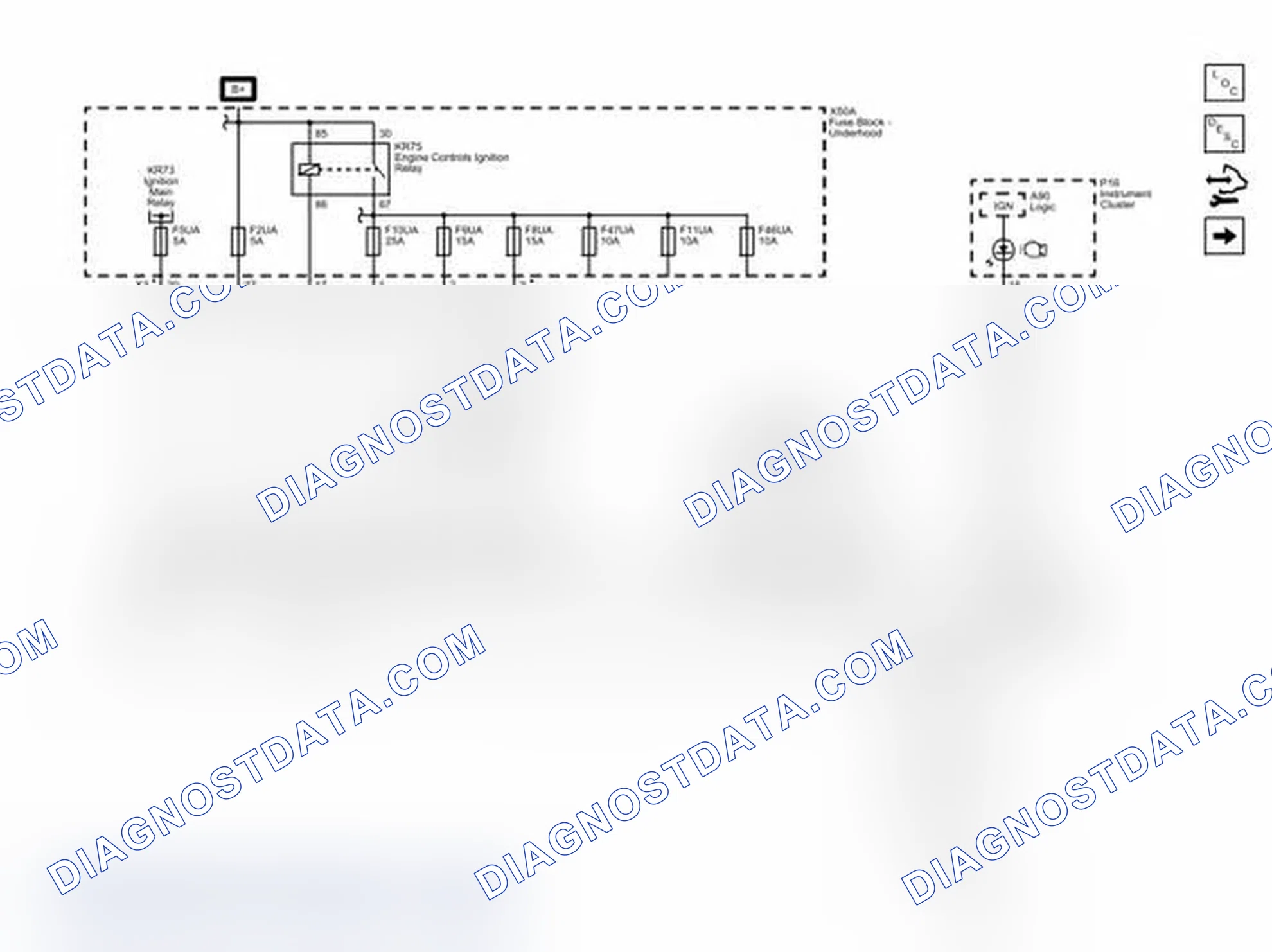 Scheme 114: Module Power, Ground, Serial Data, and MIL