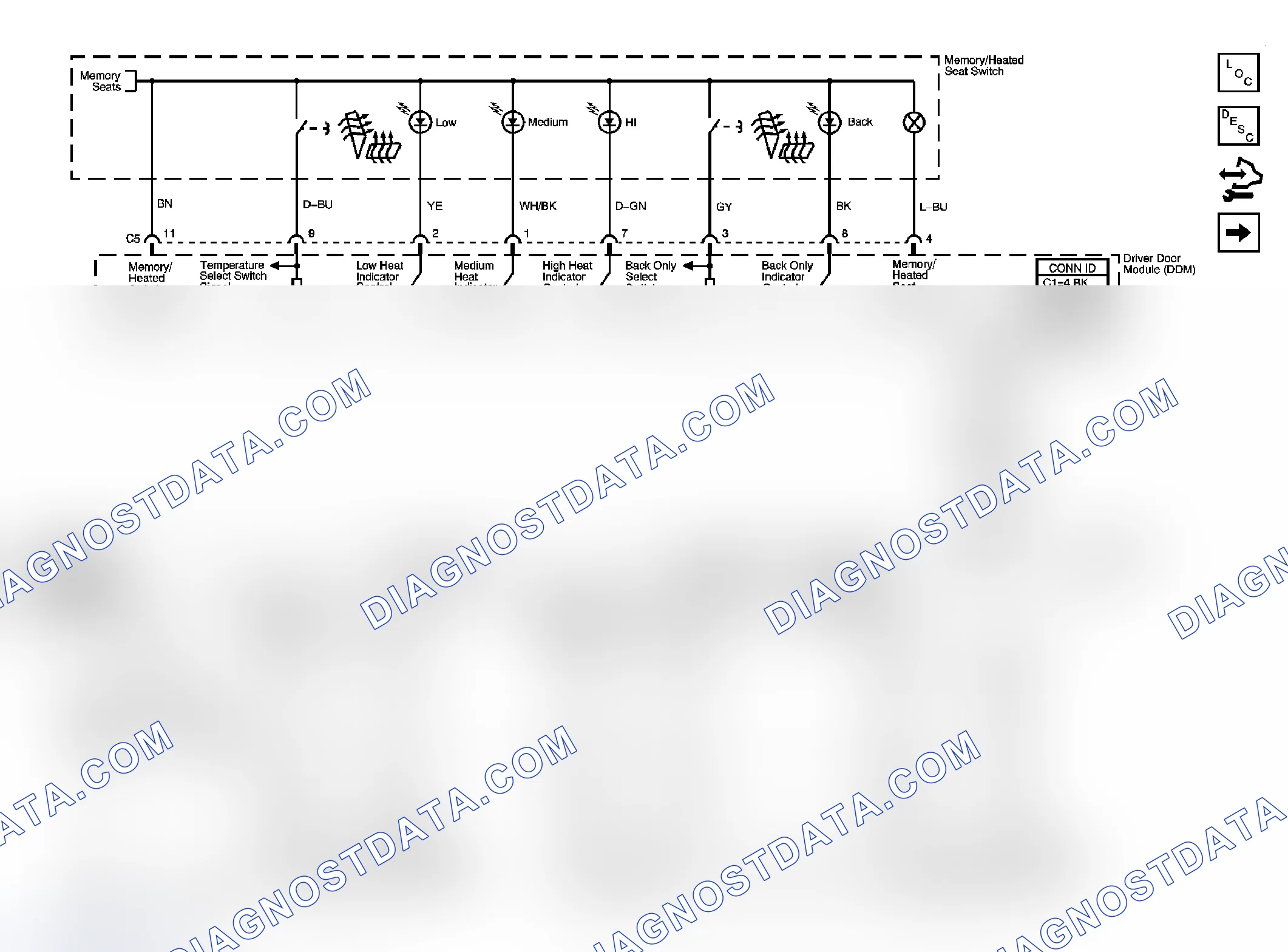 Scheme 26: Heated/Cooled Seat Schematics