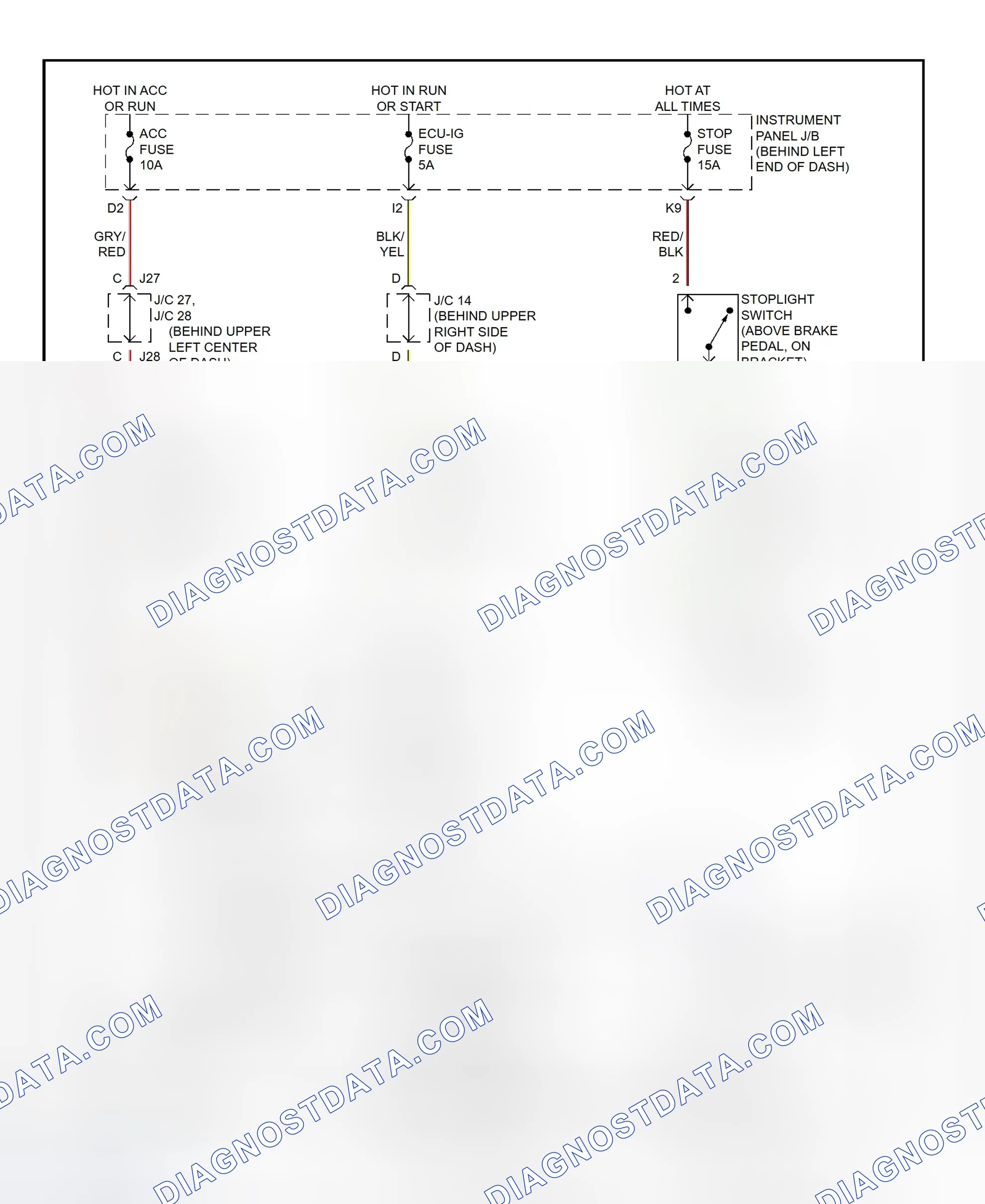 Scheme 325: Shift Interlock System Wiring Diagram (2002 - Toyota Prius)