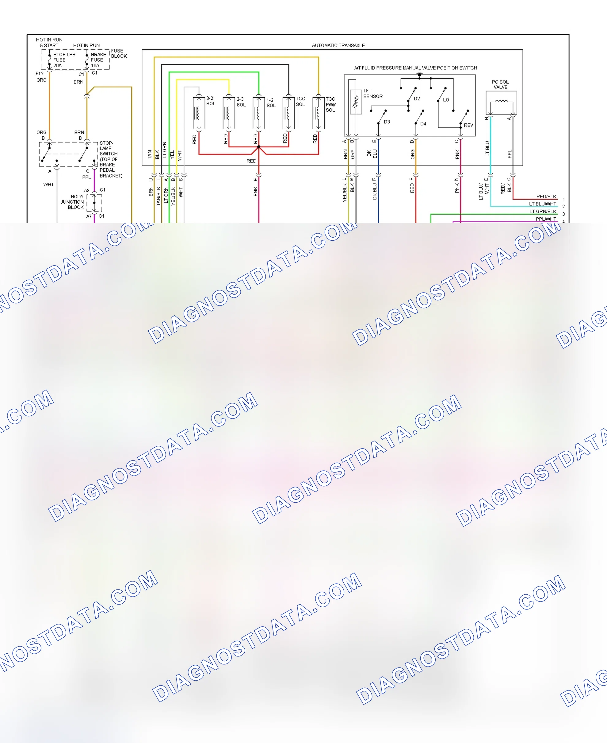 Scheme 175: PCM Wiring Diagram (Sierra, Silverado, Suburban, Tahoe, Yukon & Yukon XL - 4.8L & 5.3L - Except Canadian Built - 3 Of 5)