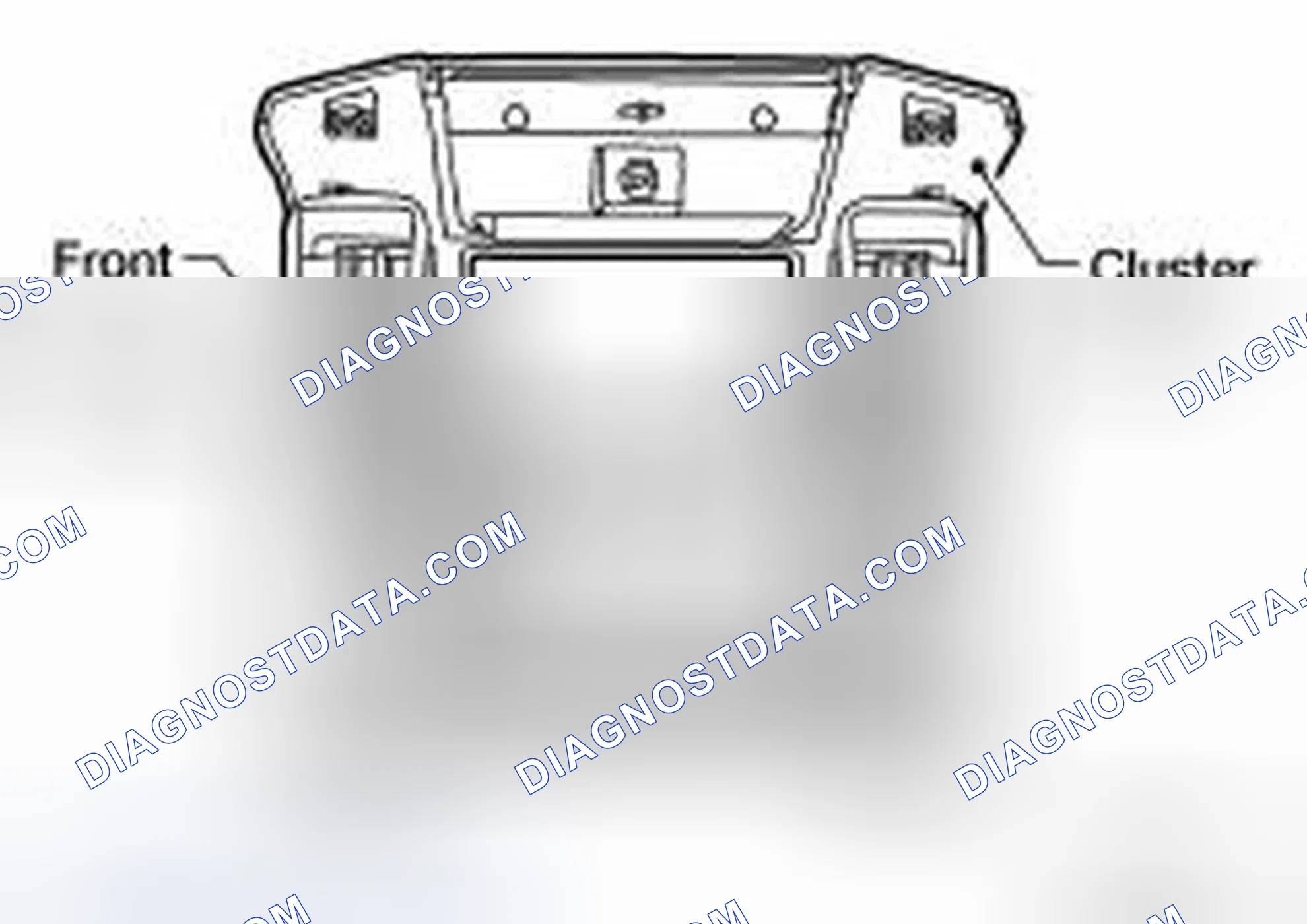 Scheme 222: FRONT AIR CONTROL (MANUAL A/C)