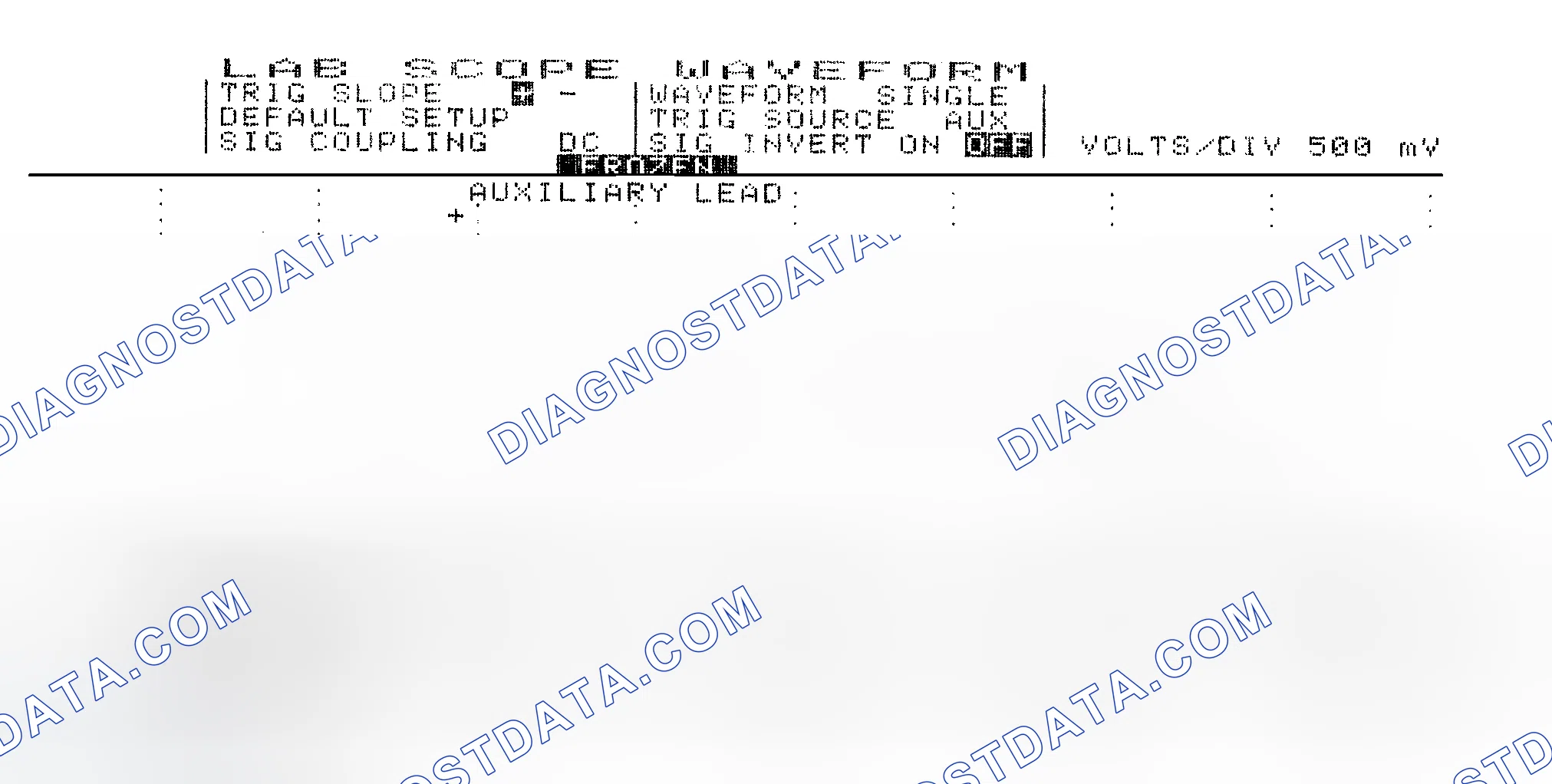 Scheme 14: Single Injector w/Excessive Current Flow - Current Pattern