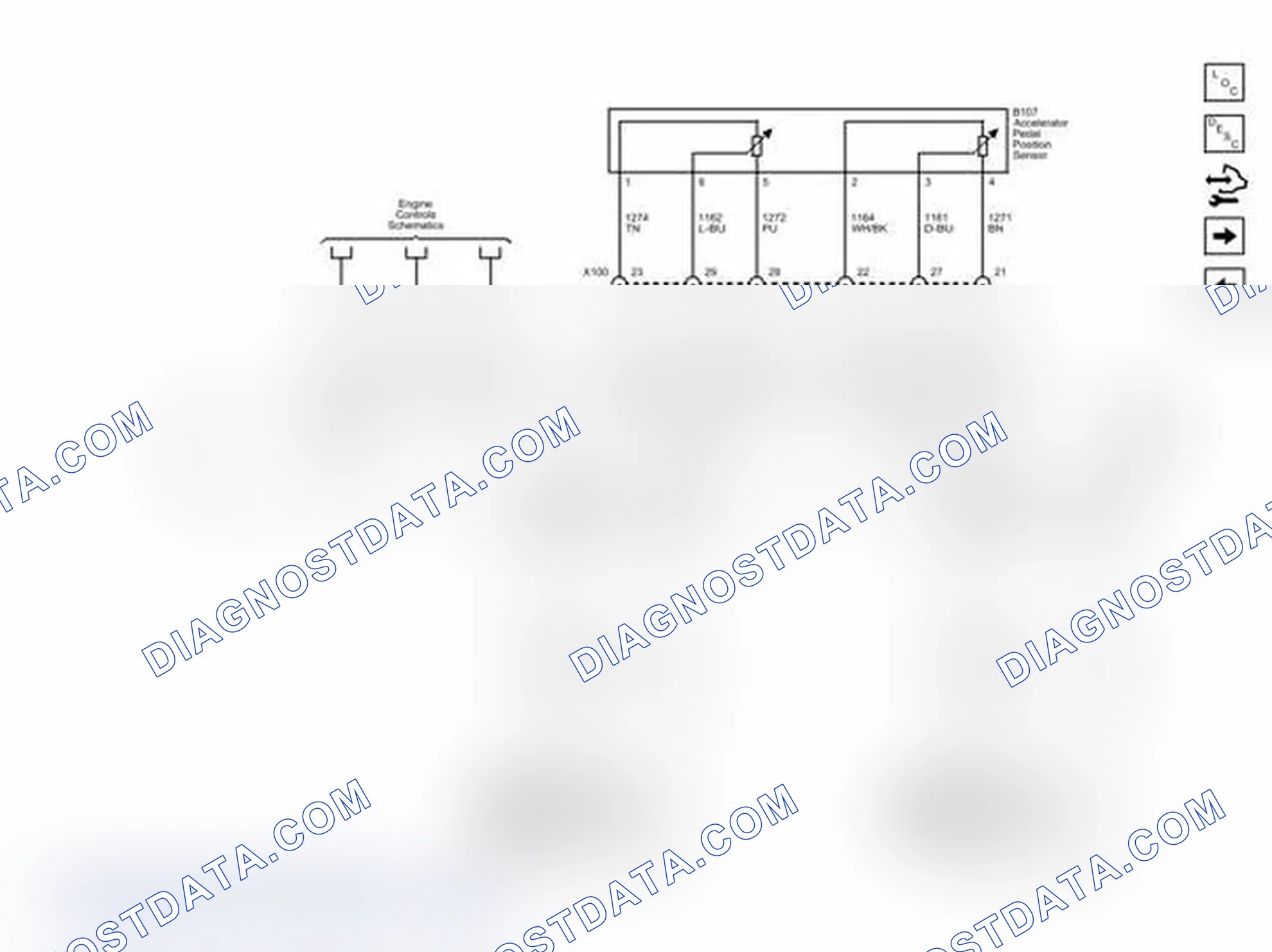 Scheme 39: Engine Data Sensors - Pedal Position and Injector Timing