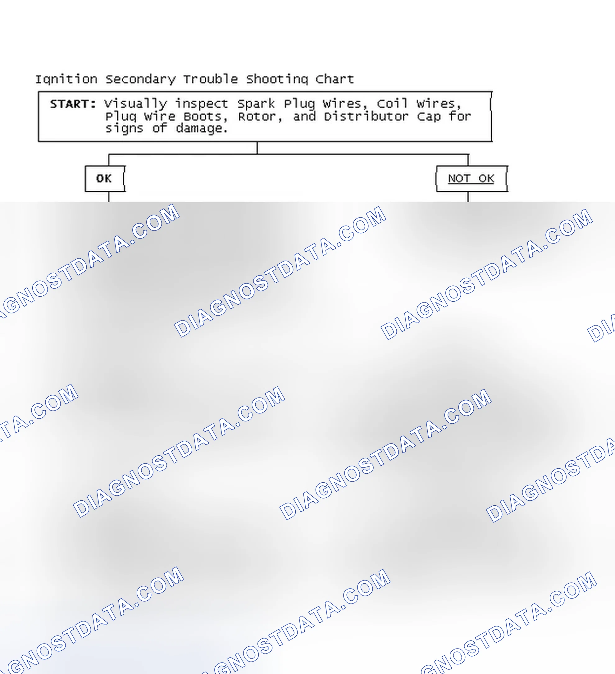 Scheme 1: Ignition Secondary Trouble Shooting Chart