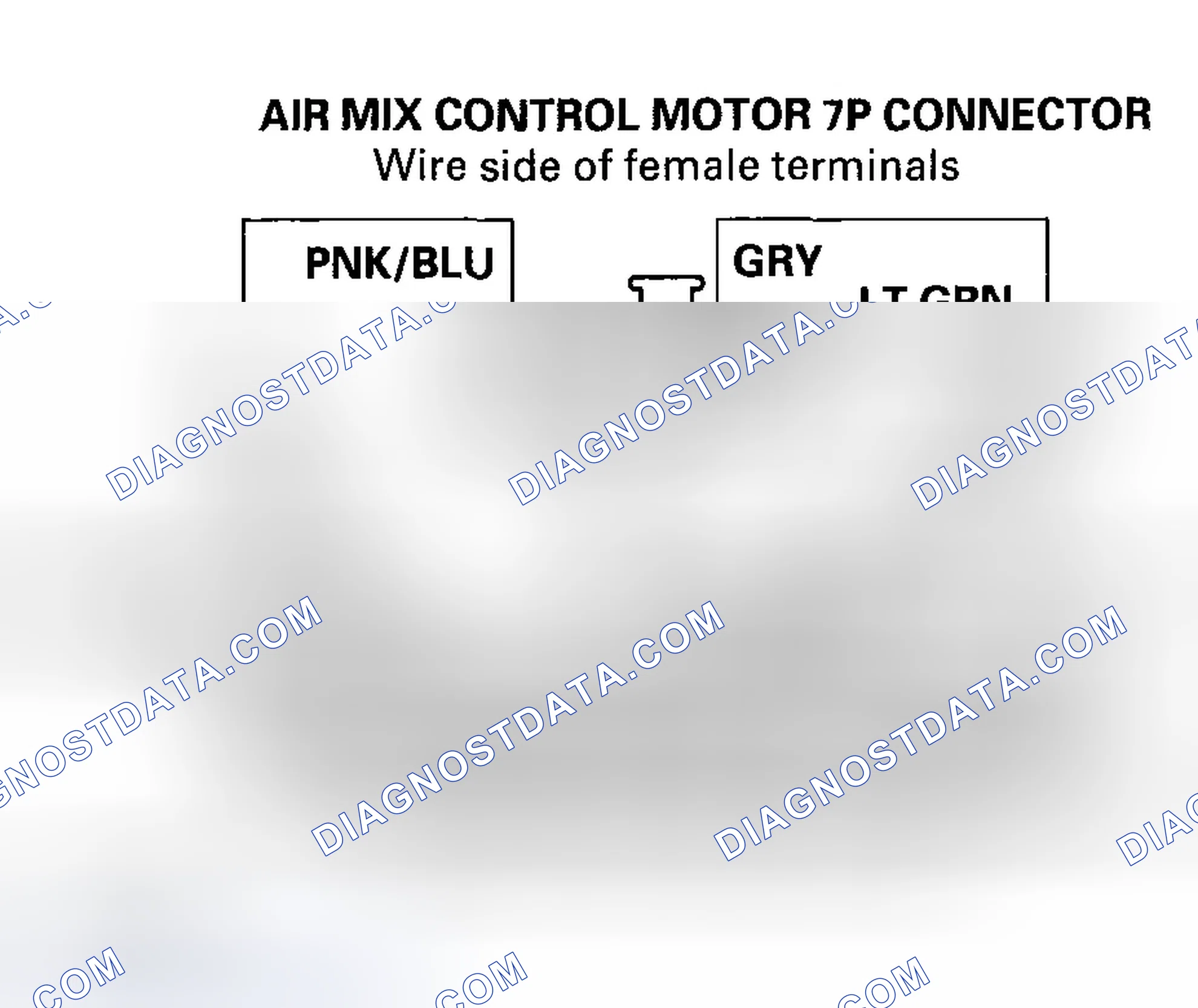 Scheme 10: DTC 7: An Open in the Air Mix Control Motor Circuit