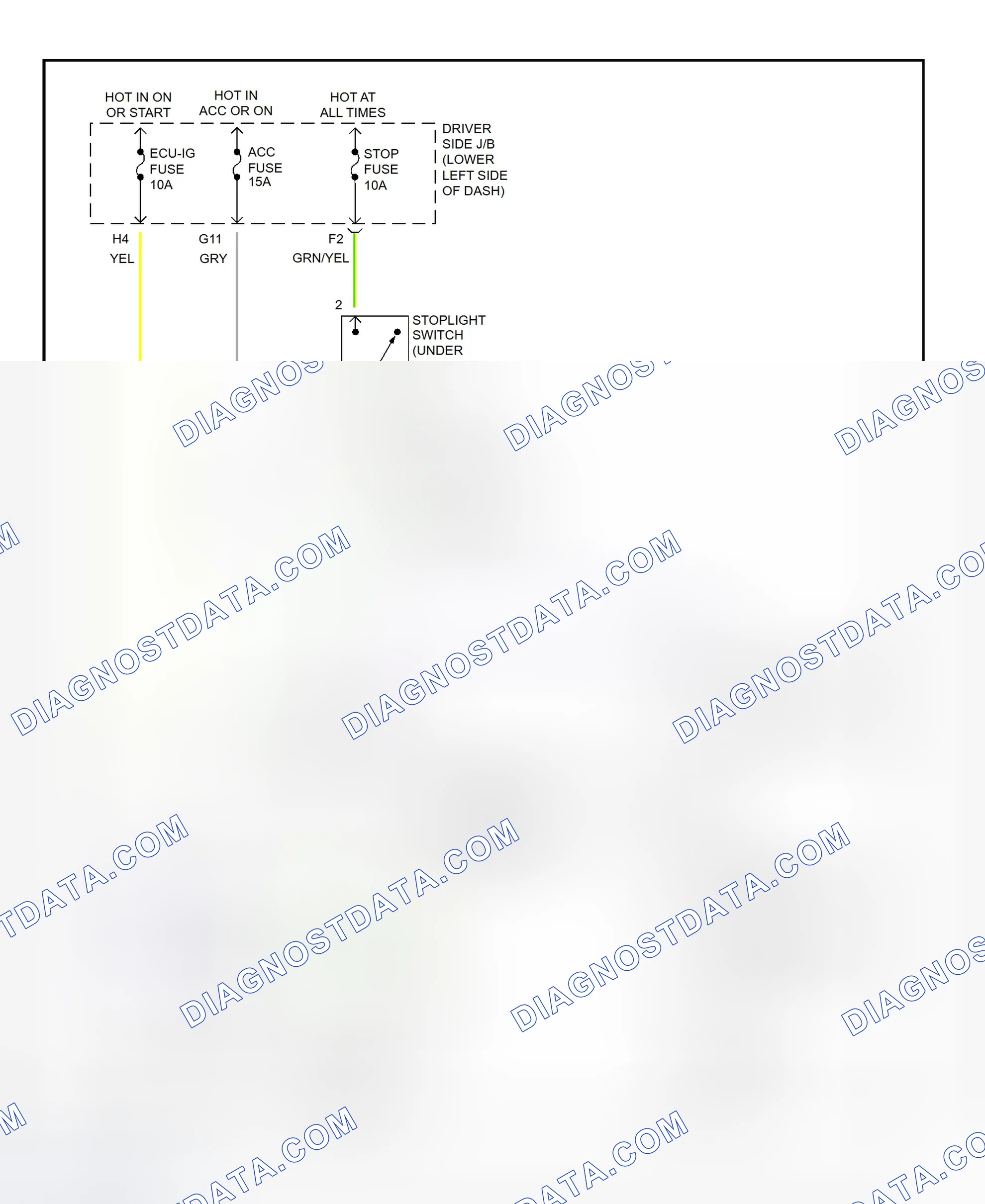 Scheme 468: Shift Interlock System Wiring Diagram (2002 - Toyota 4Runner)