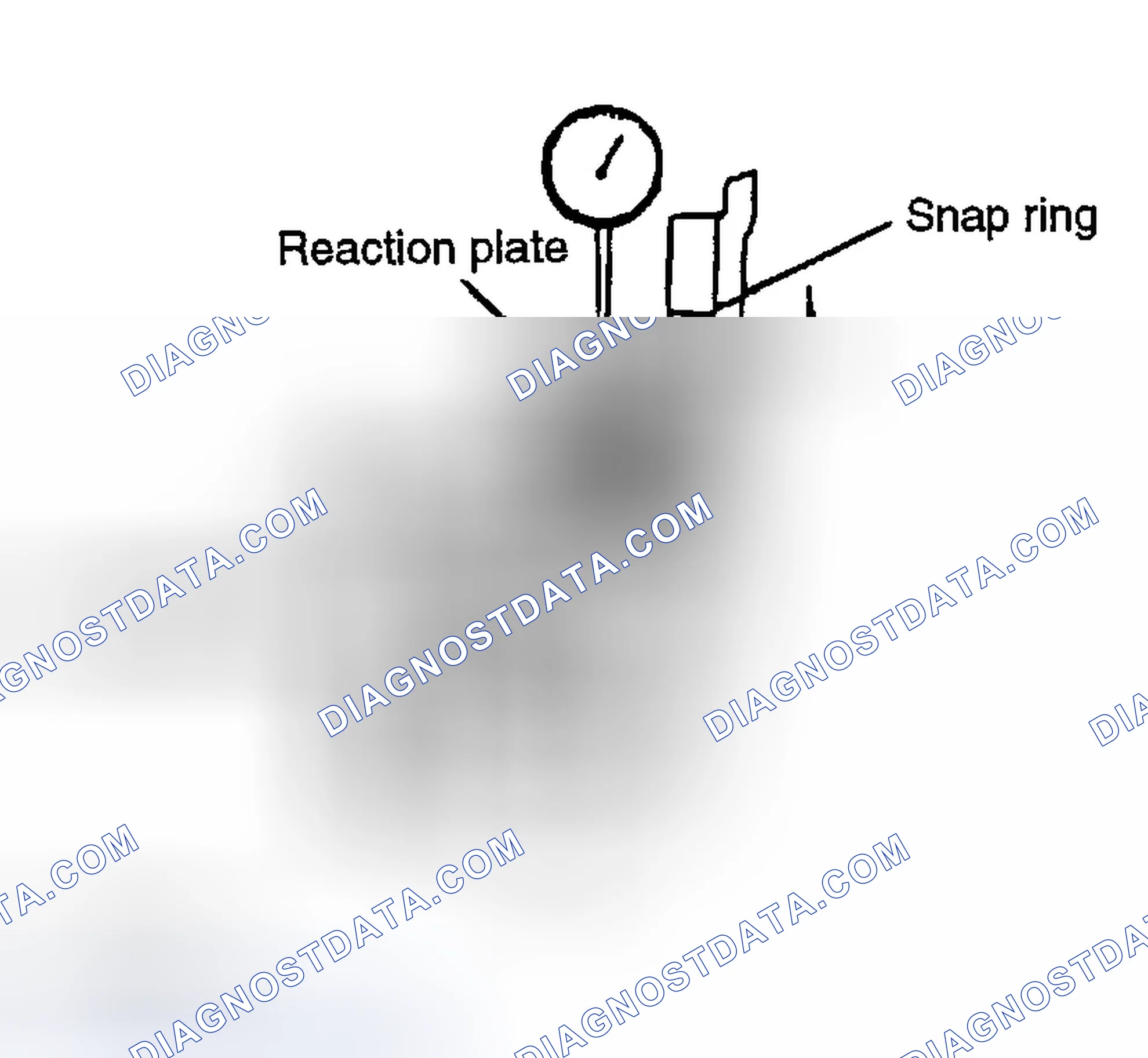 Scheme 26: BRAKE REACTION PLATE END PLAY ADJUSTMENT
