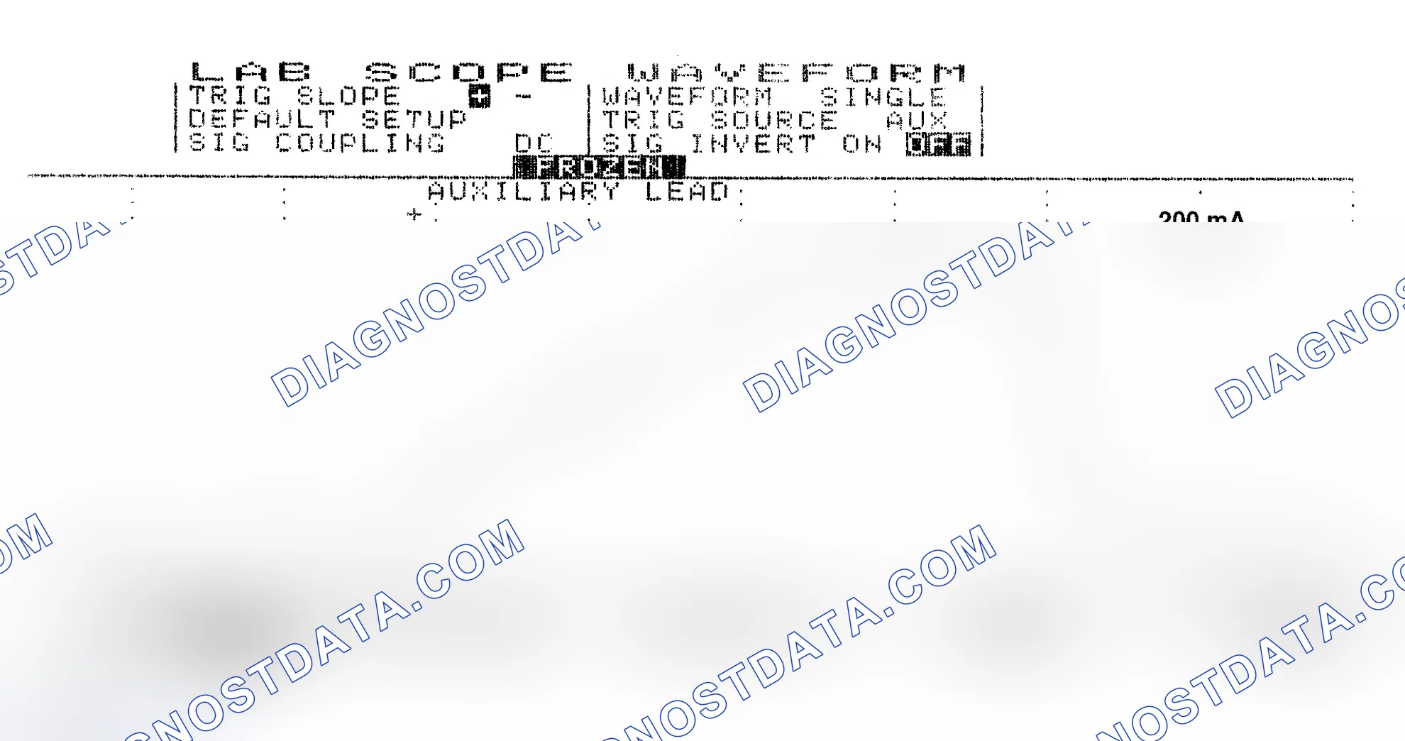 Scheme 13: Single Injector w/Normal Current Flow - Current Pattern