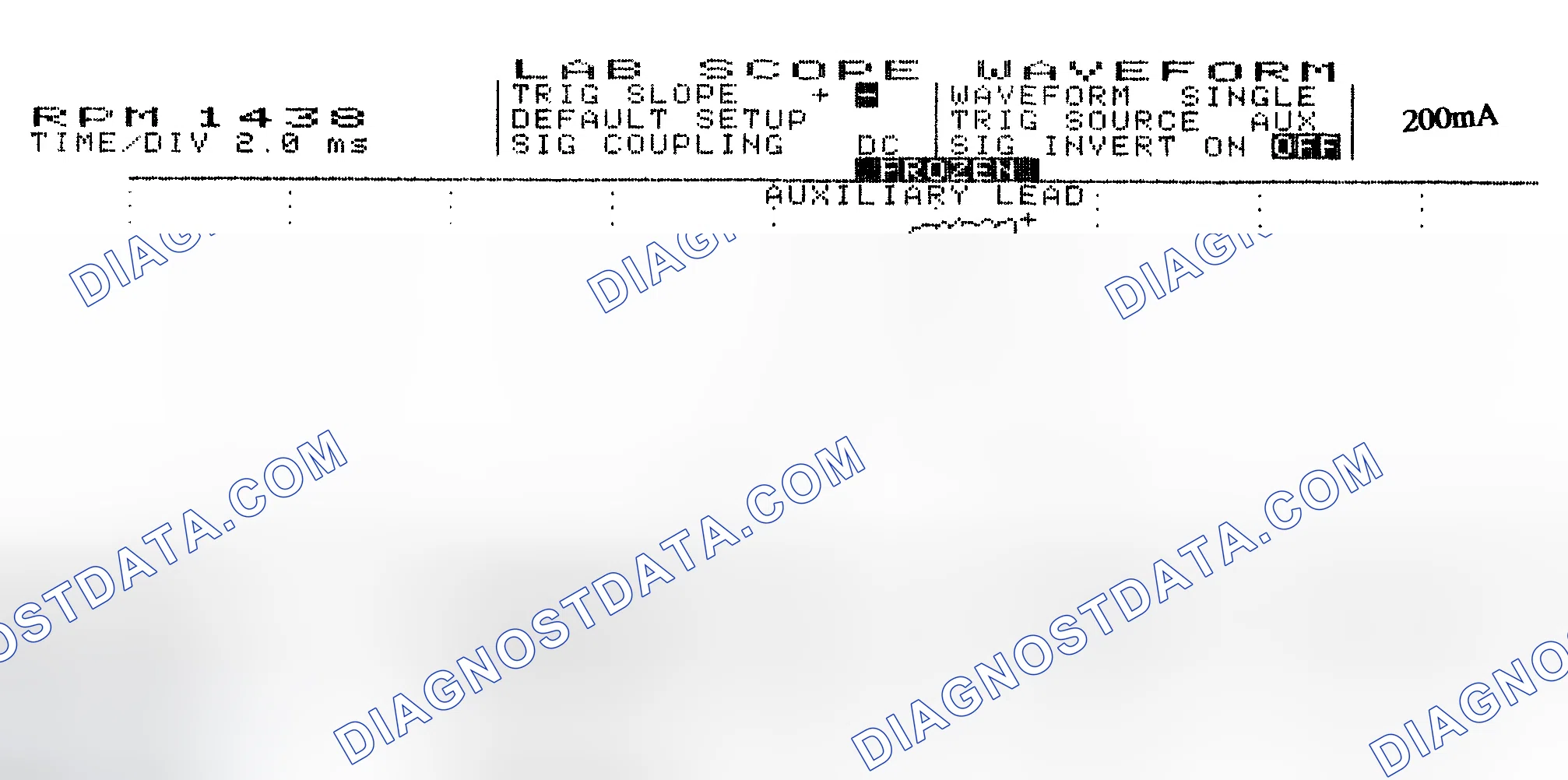 Scheme 15: Single Injector w/Normal Current Flow - Current Pattern