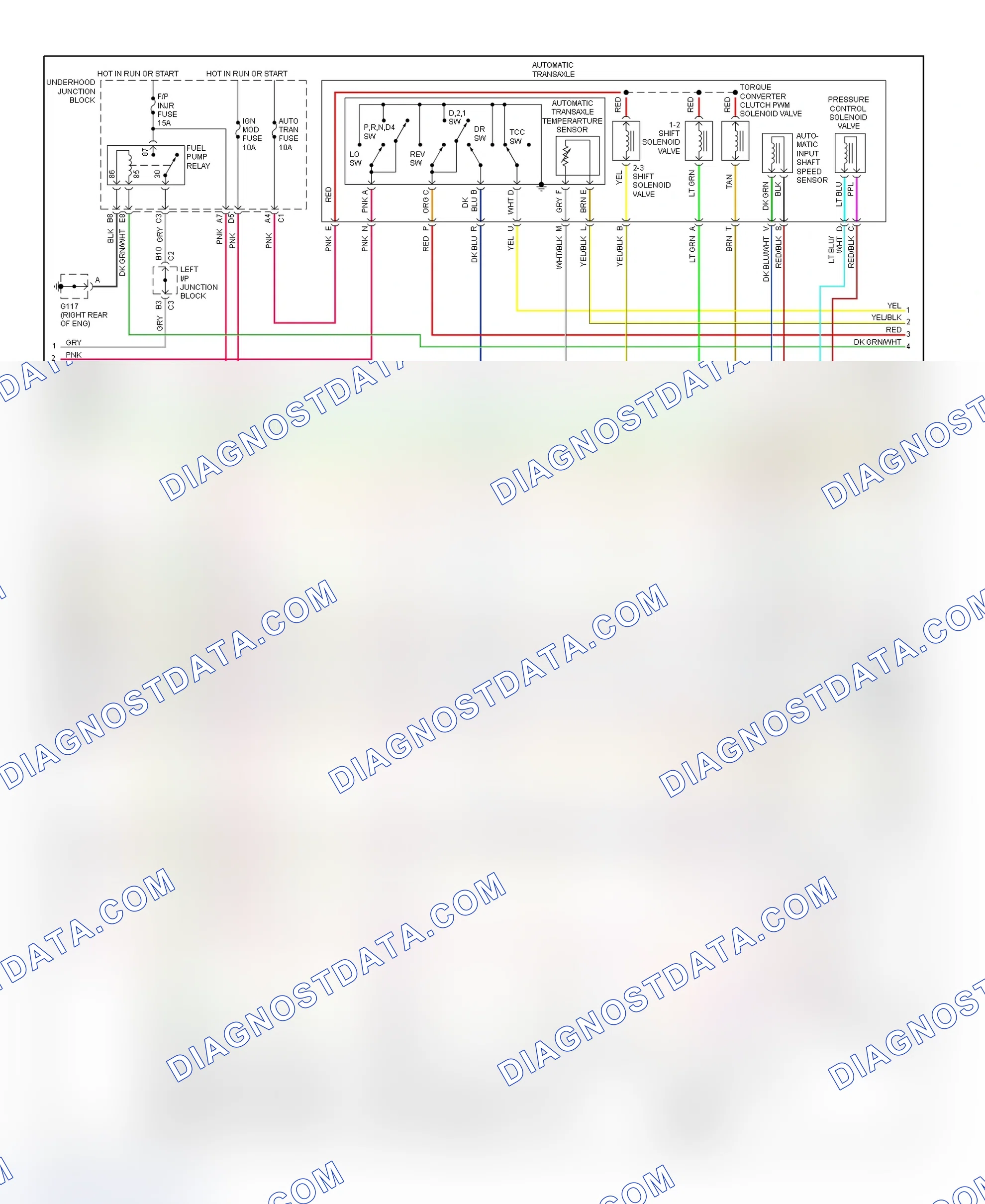 Scheme 5: PCM Wiring Diagram (Alero & Grand Am - 3.4L - 2 Of 3)