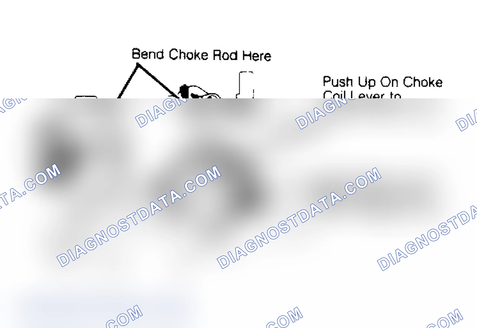 Scheme 10: Choke Coil Lever Adjustment Bend choke rod to adjust.