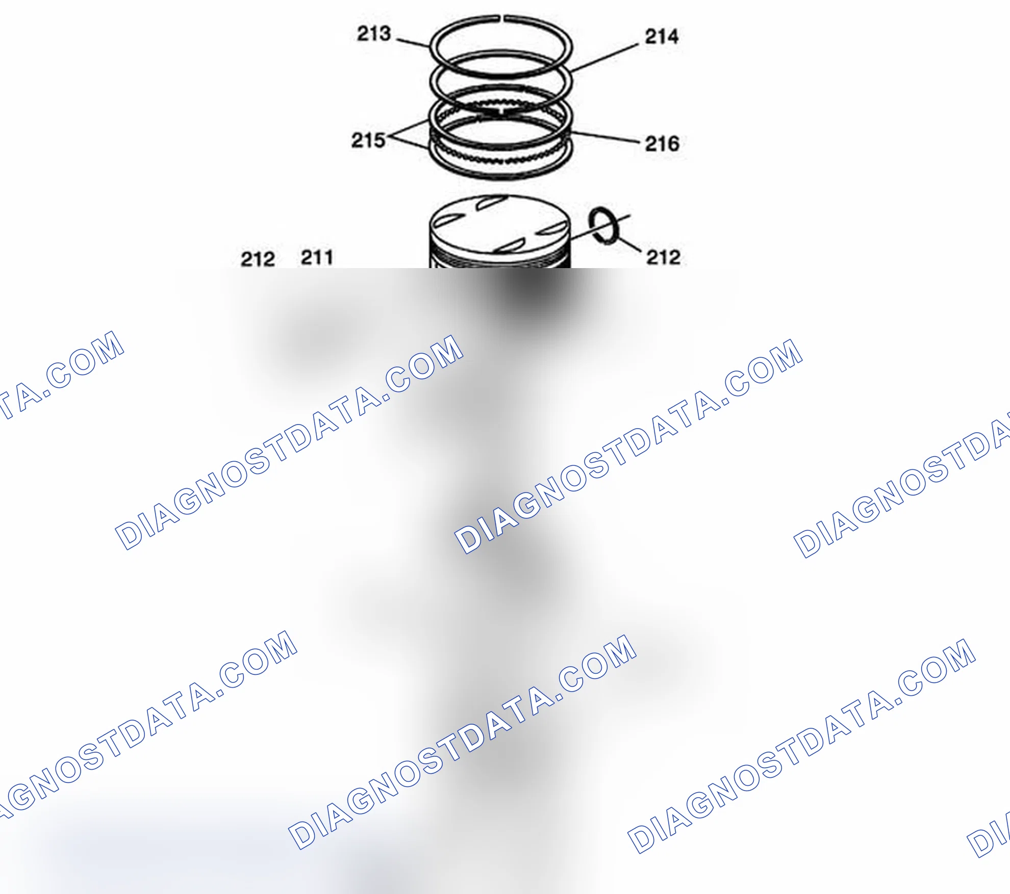 Scheme 81: Piston, Rings, Bearing and Connecting Rod