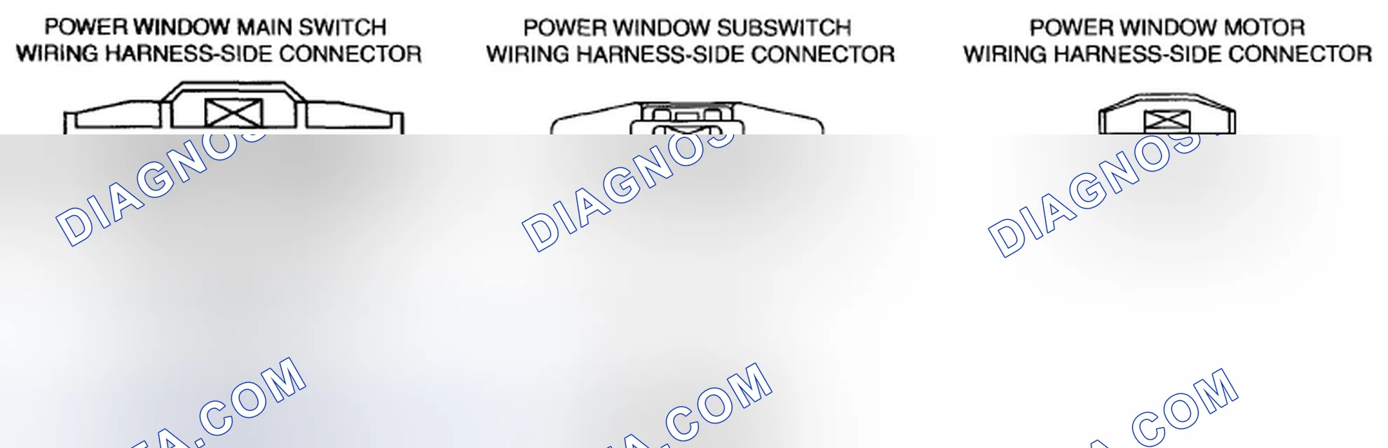 Scheme 9: No. 1 DOOR GLASS DOES NOT MOVE UP AND DOWN IN AUTOMATIC MODE [POWER WINDOW SYSTEMS (AUTO-OPEN/CLOSE