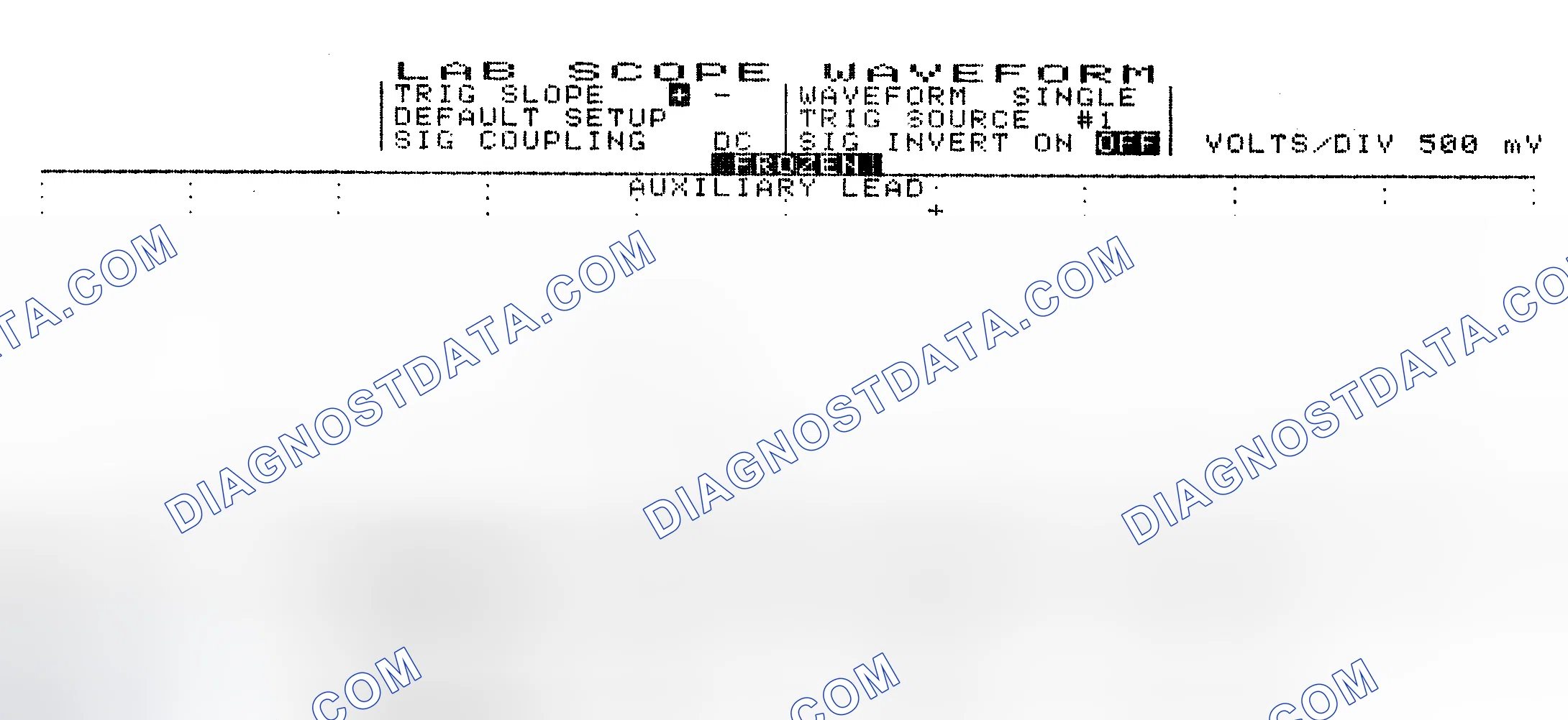 Scheme 10: Single Injector w/Excessive Current Flow - Current Pattern