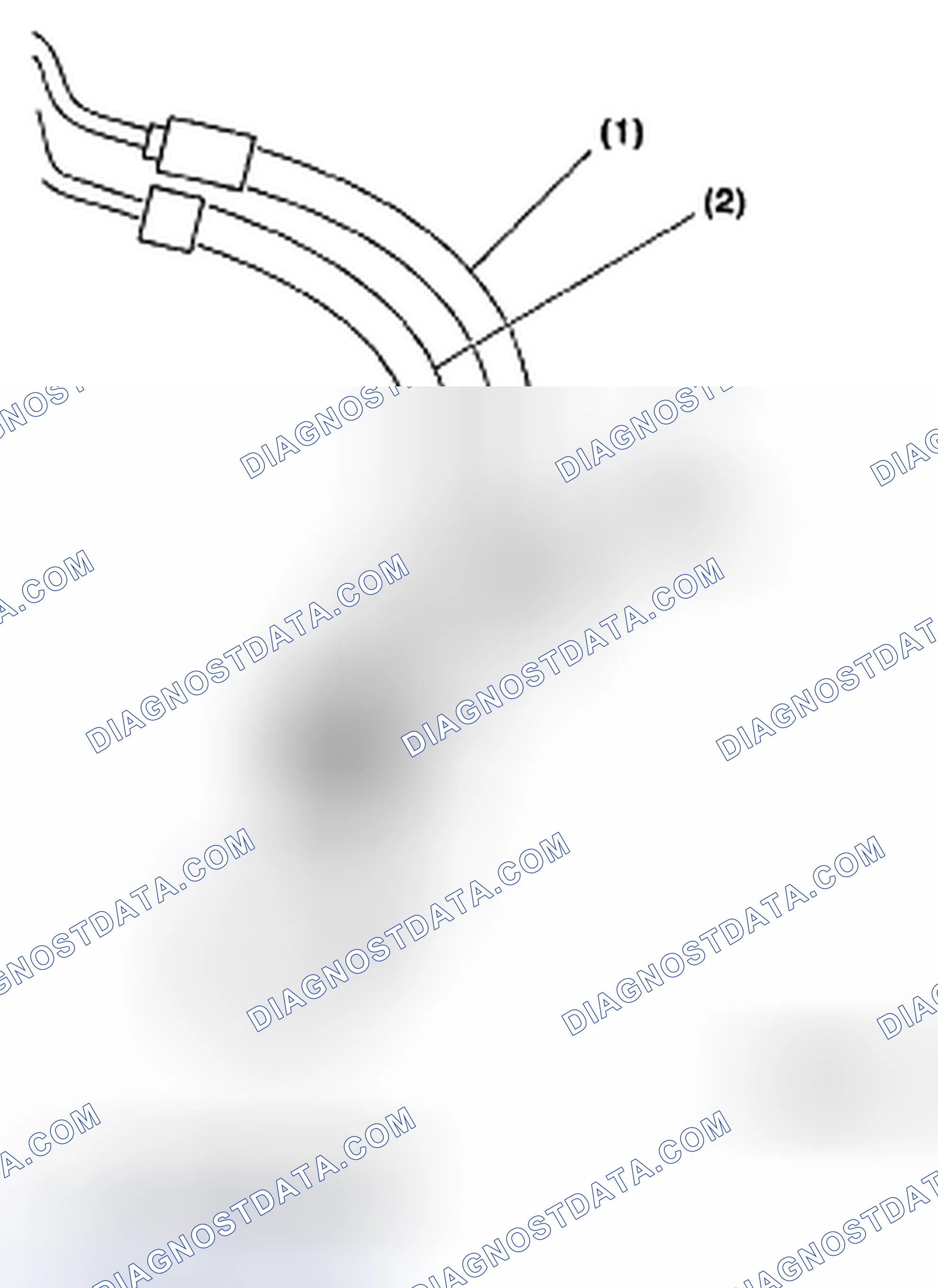 Fig. 108: Identifying Pressure Hose And Return Hose Of Oil Pump