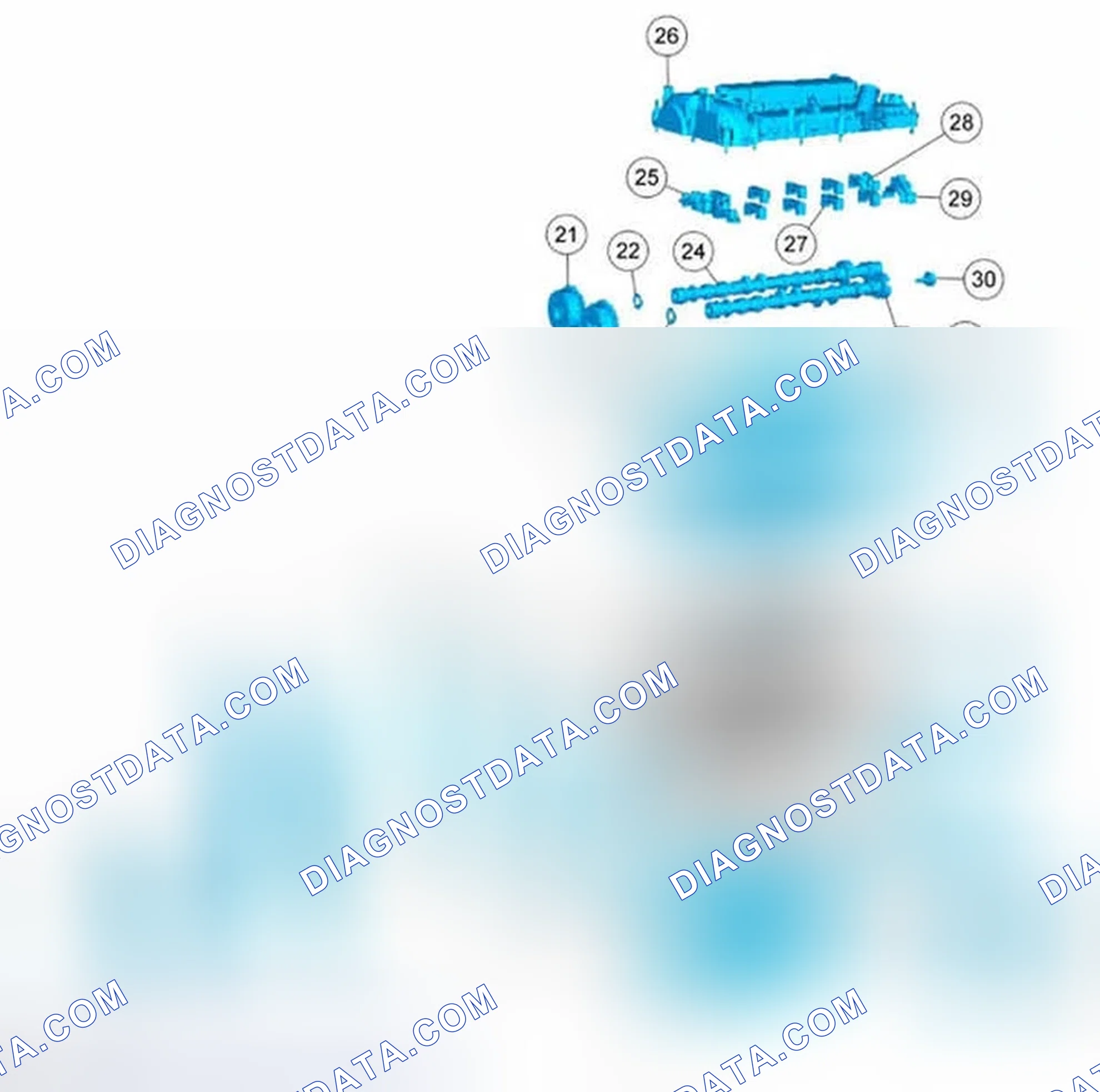 Scheme 402: Engine - Front and Upper Components