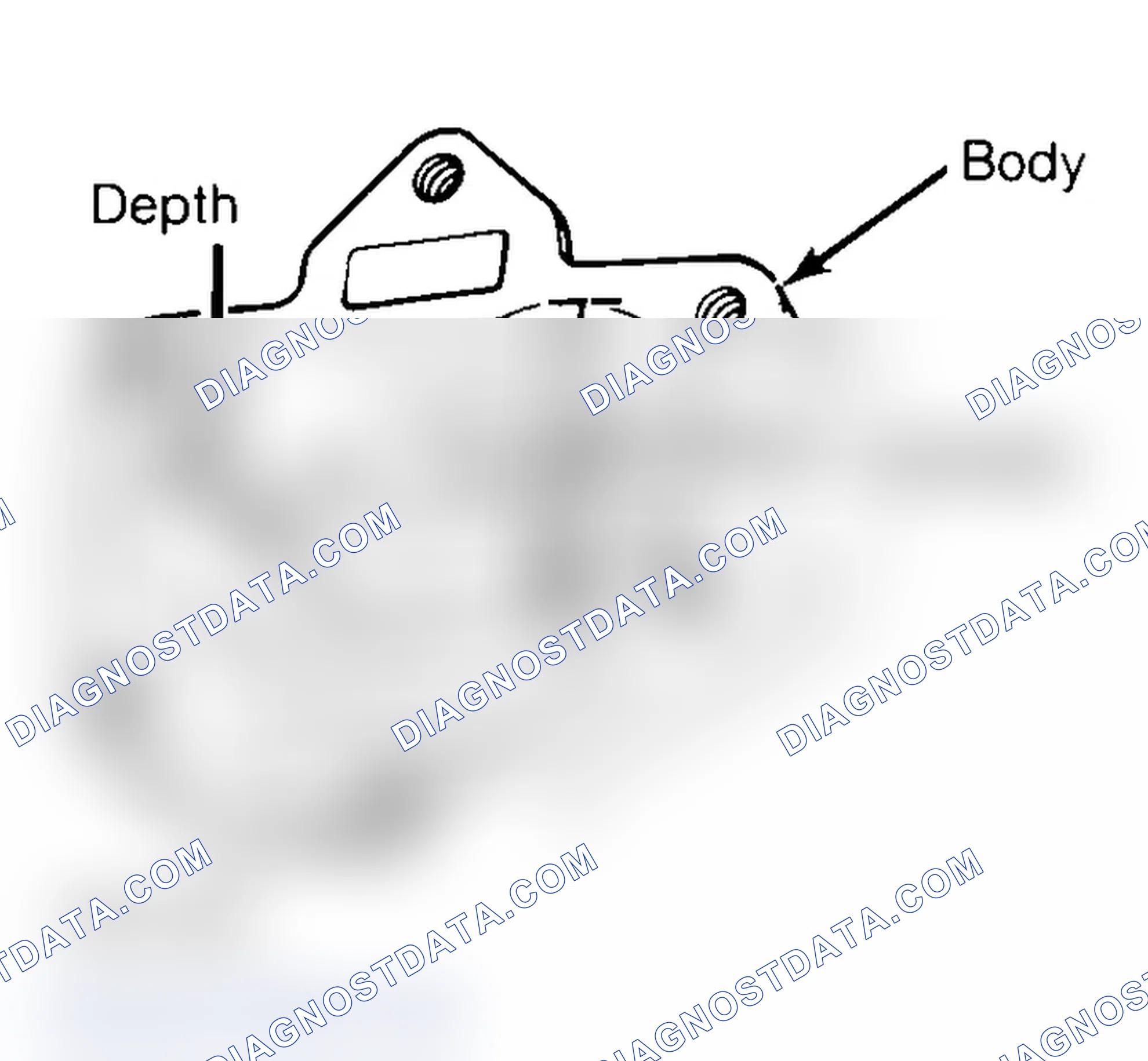 Scheme 35: Measuring Oil Pump Gear Cavity