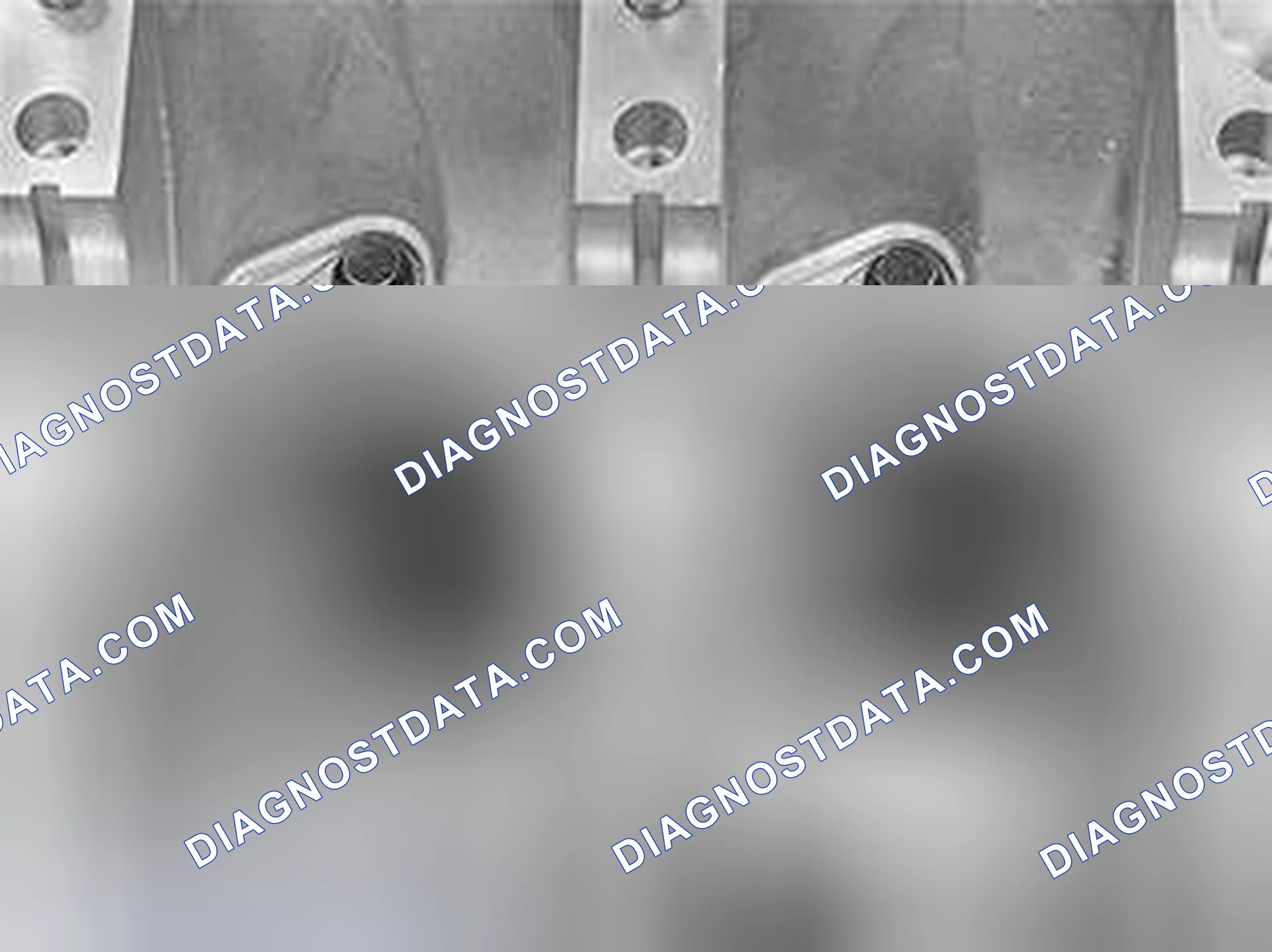 Scheme 404: Installing the piston cooling valve and nozzles
