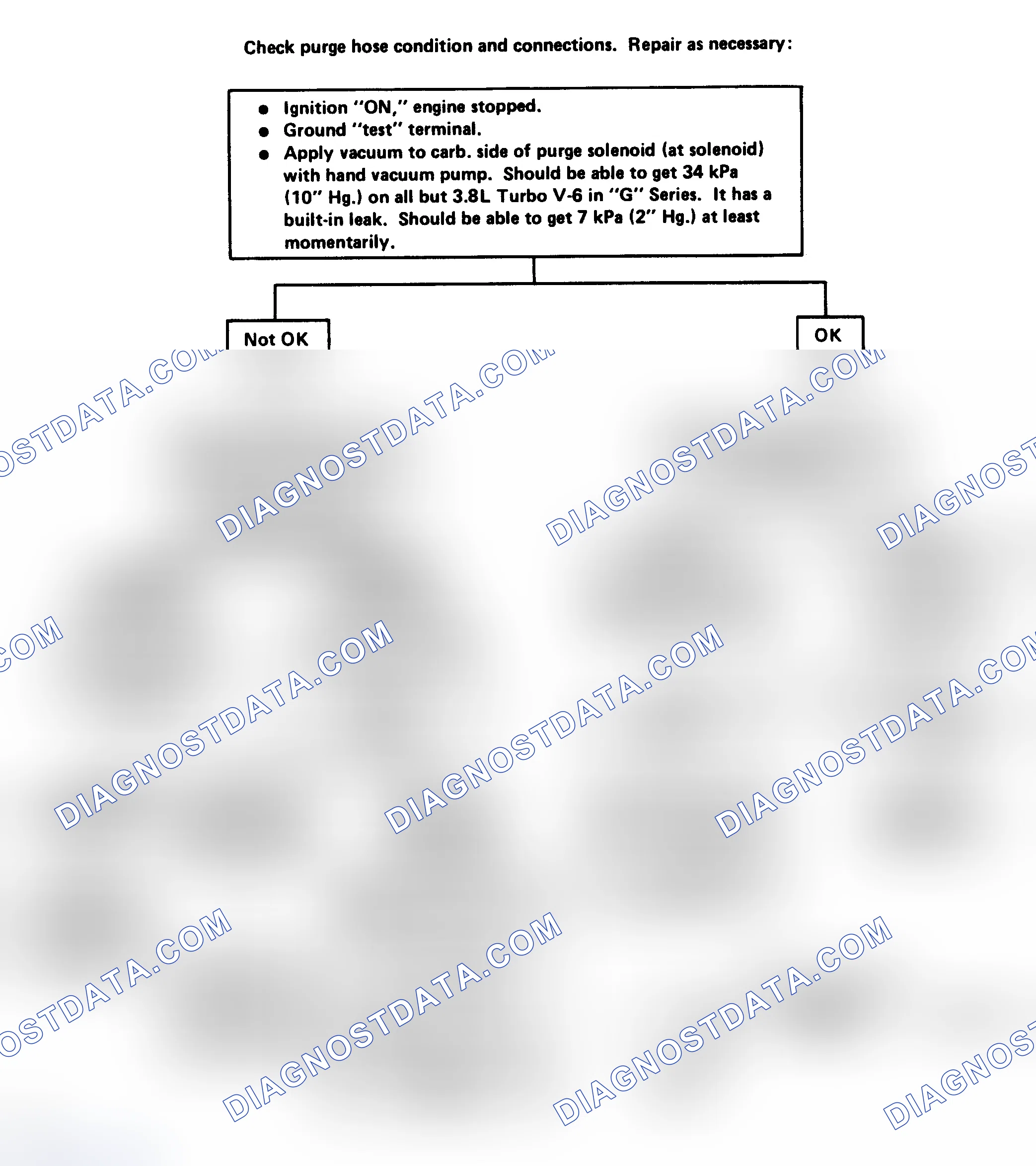 Scheme 104: Flow Chart - Canister Purge Valve Check