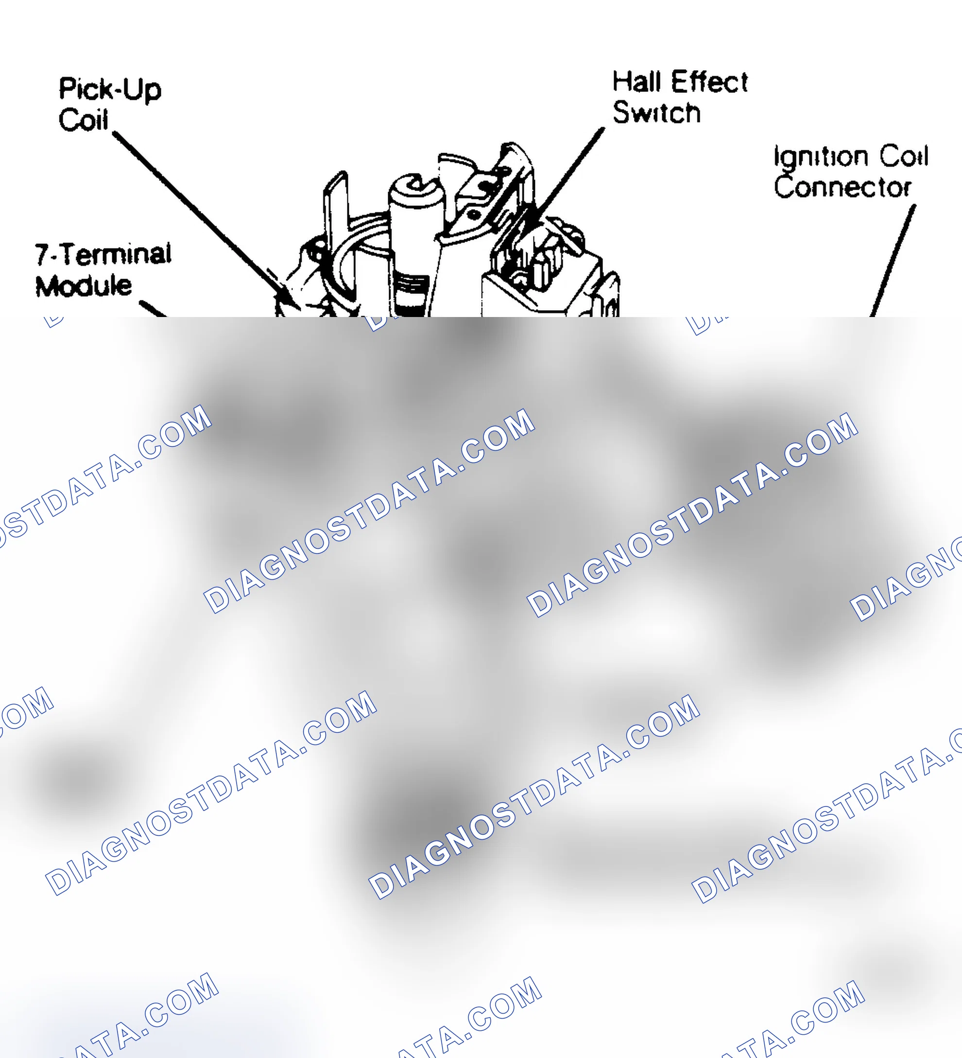 Scheme 2: HEI (EST) Distributor with Hall Effect Switch External coil model is shown.