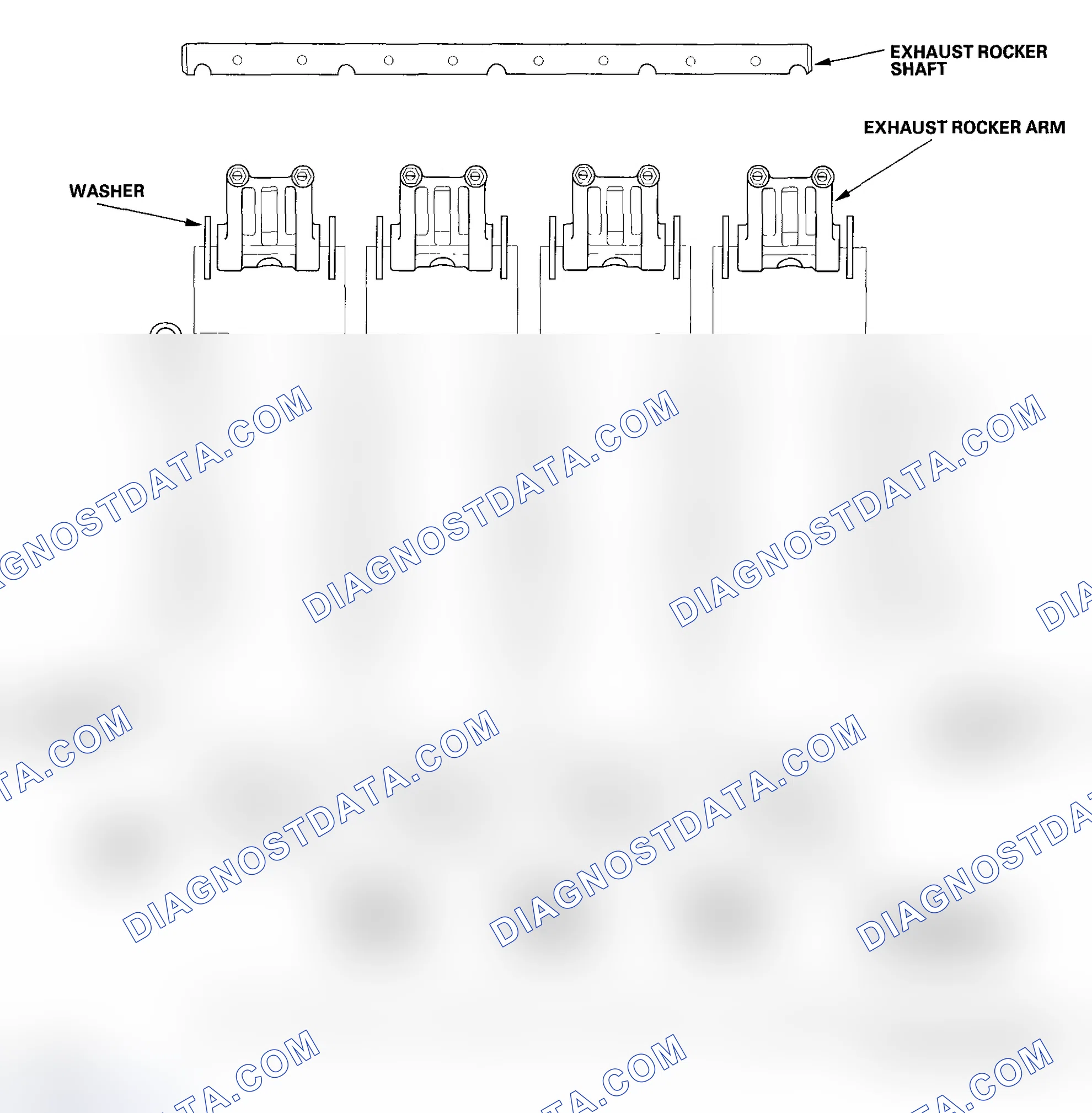 Scheme 151: Rocker Arm and Shaft Disassembly/Reassembly