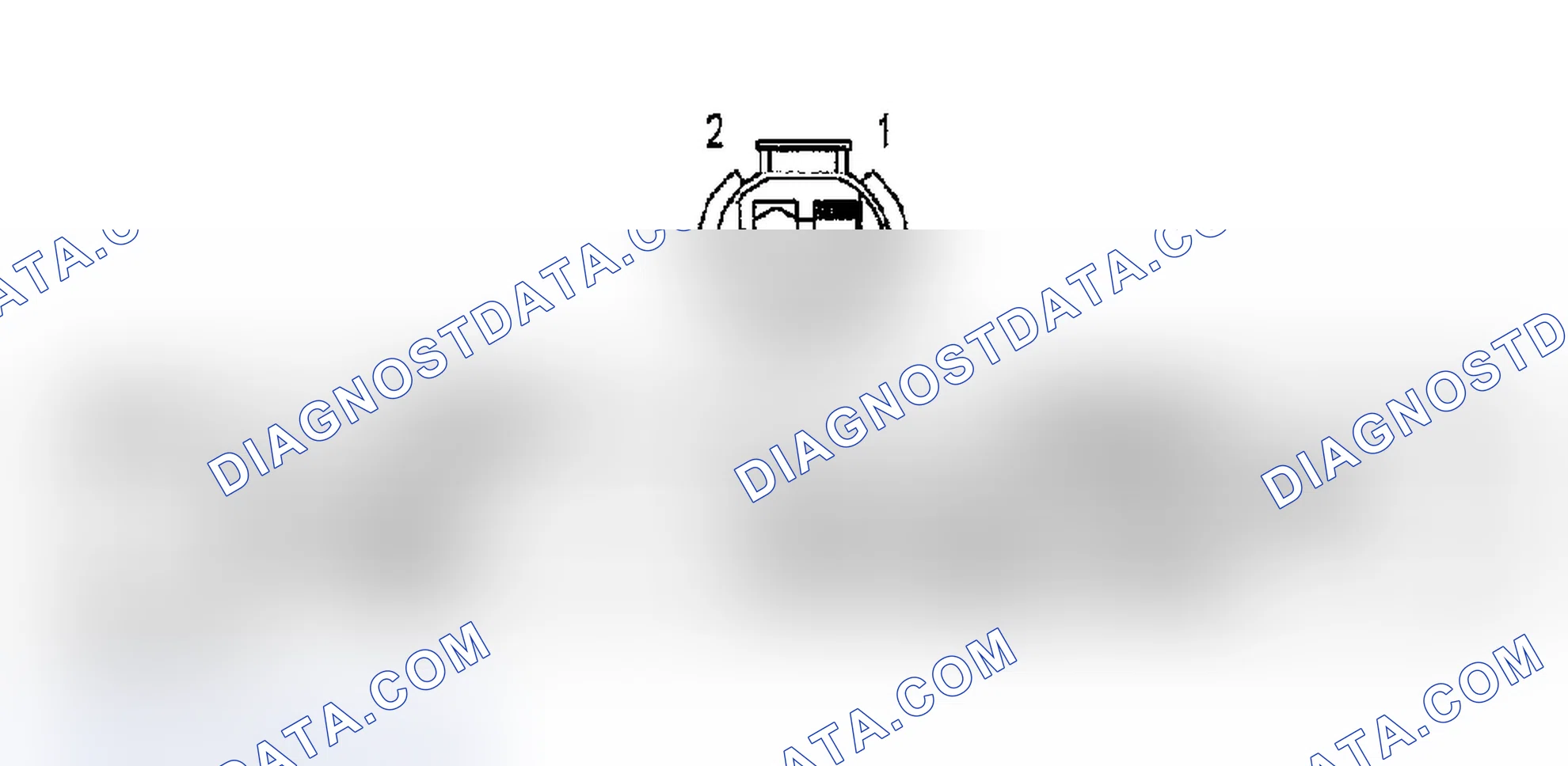 Scheme 803: OUTPUT SPEED SENSOR CONNECTOR END VIEW