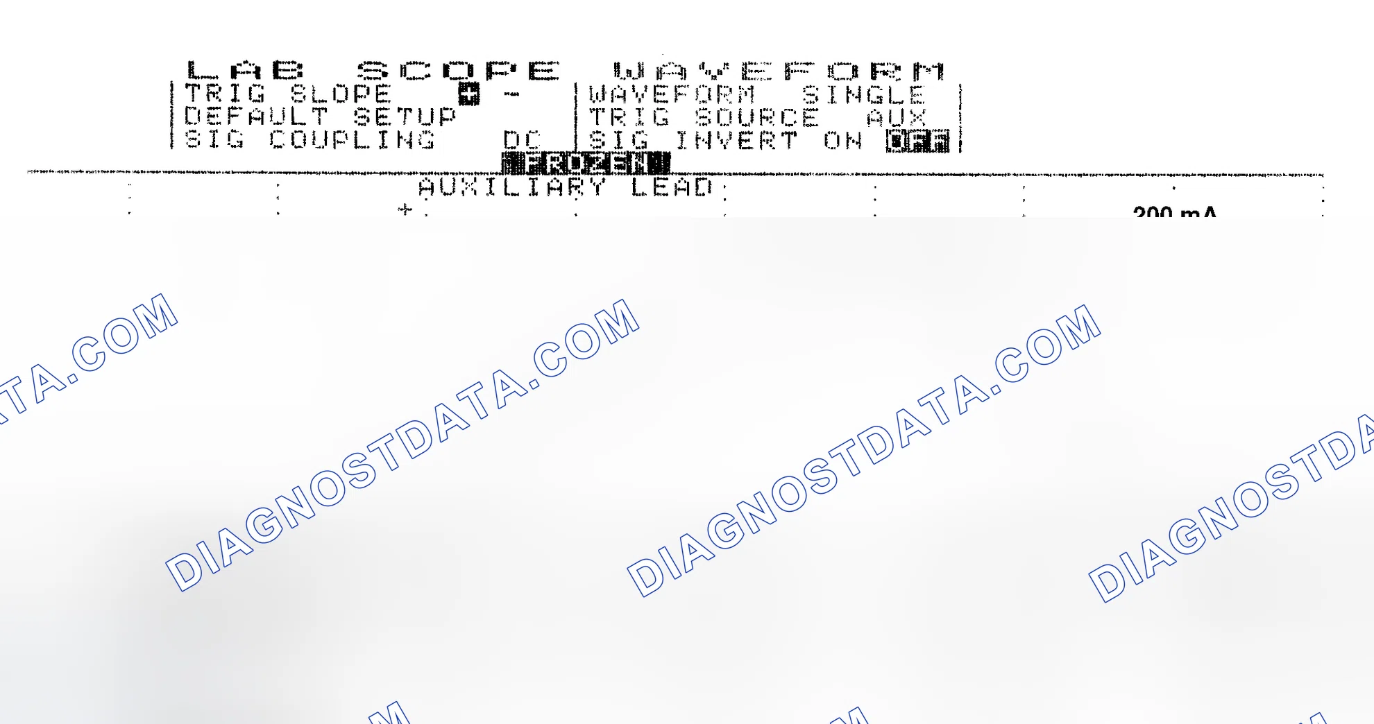 Scheme 13: Single Injector w/Normal Current Flow - Current Pattern