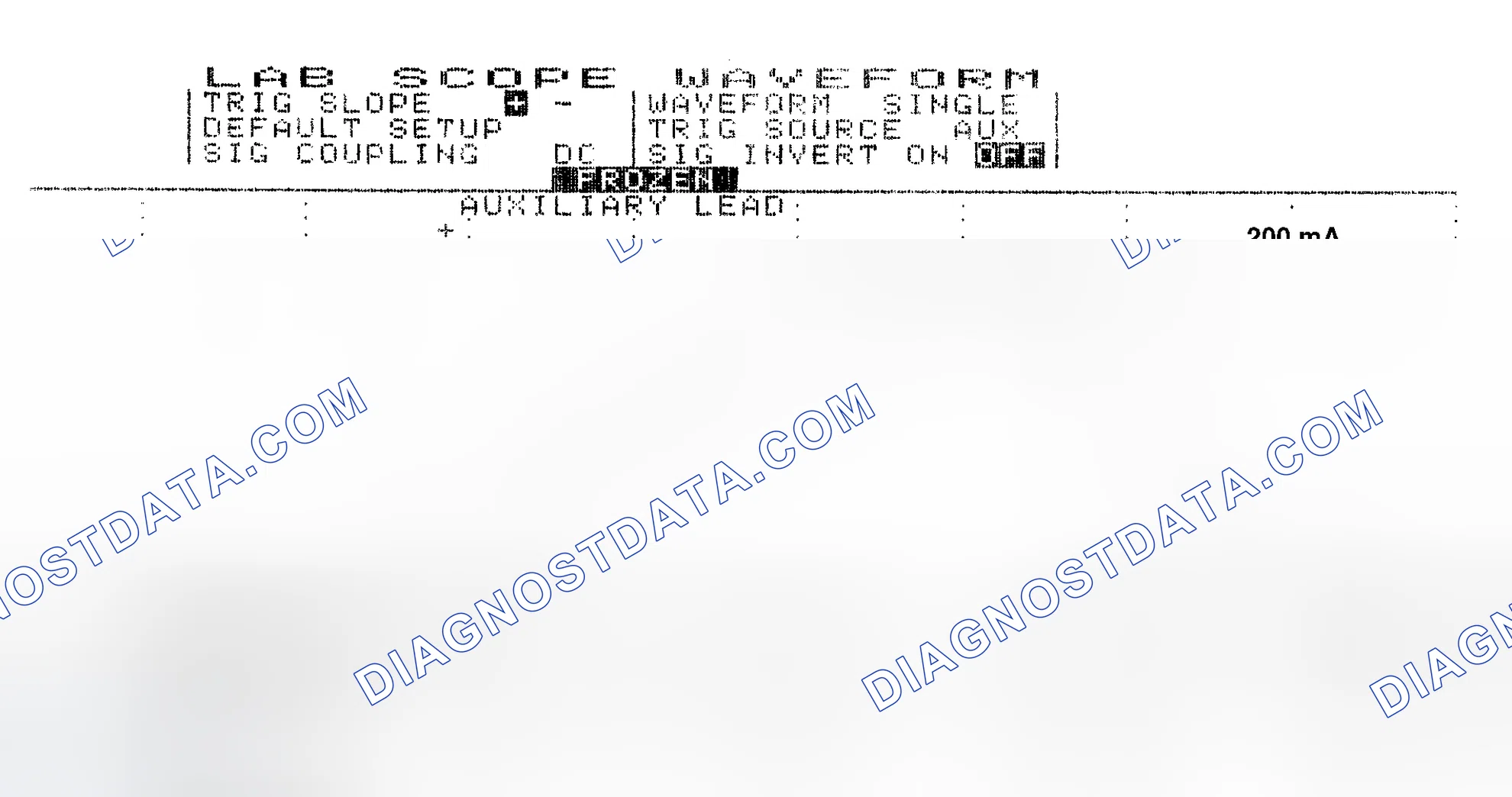 Scheme 13: Single Injector w/Normal Current Flow - Current Pattern
