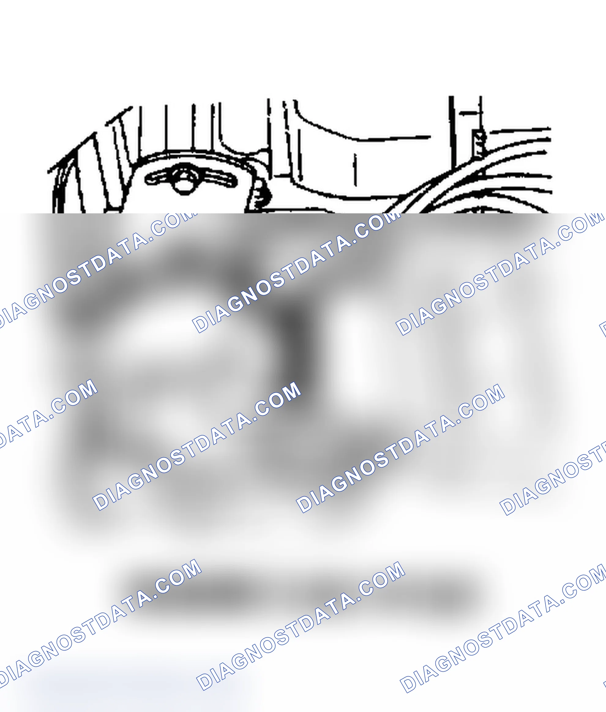 Scheme 3: Engine Code Location (B2600i 2.6L 4-Cyl)