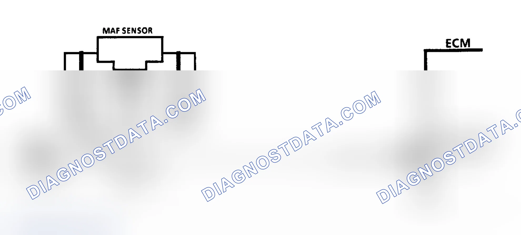 Scheme 74: Code 34: MAF Sensor Ckt Diag (3.8L C/H Body)