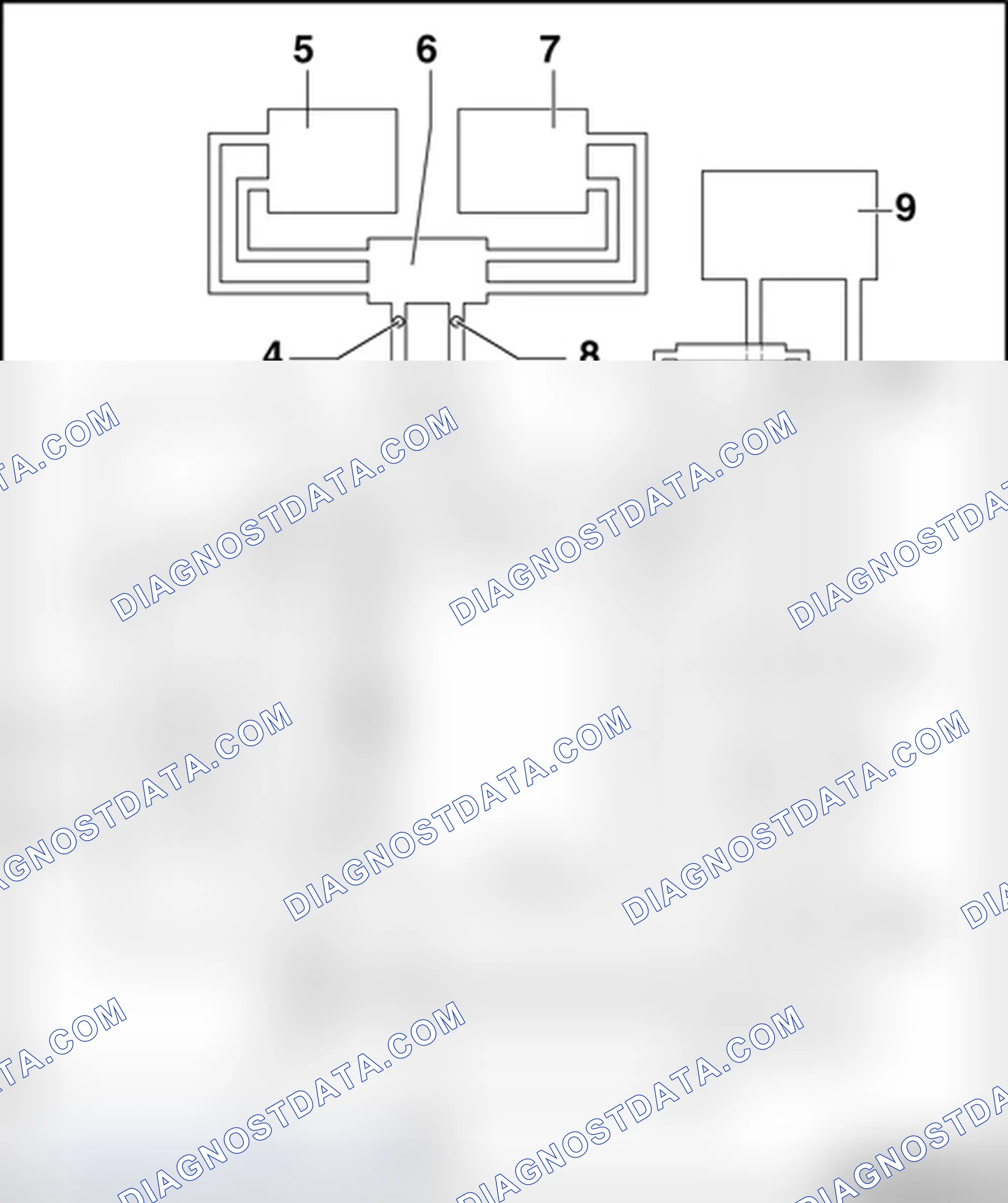 Scheme 275: Connection diagram for coolant hoses (without auxiliary heater)