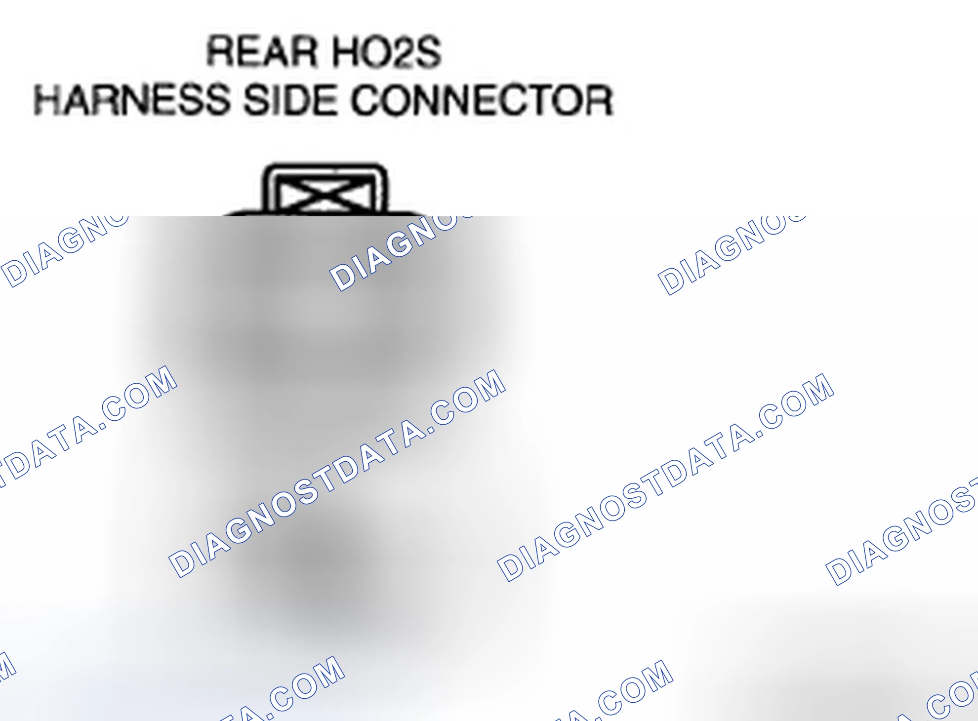 Scheme 57: Rear HO2S circuit open/short inspection (sensor)