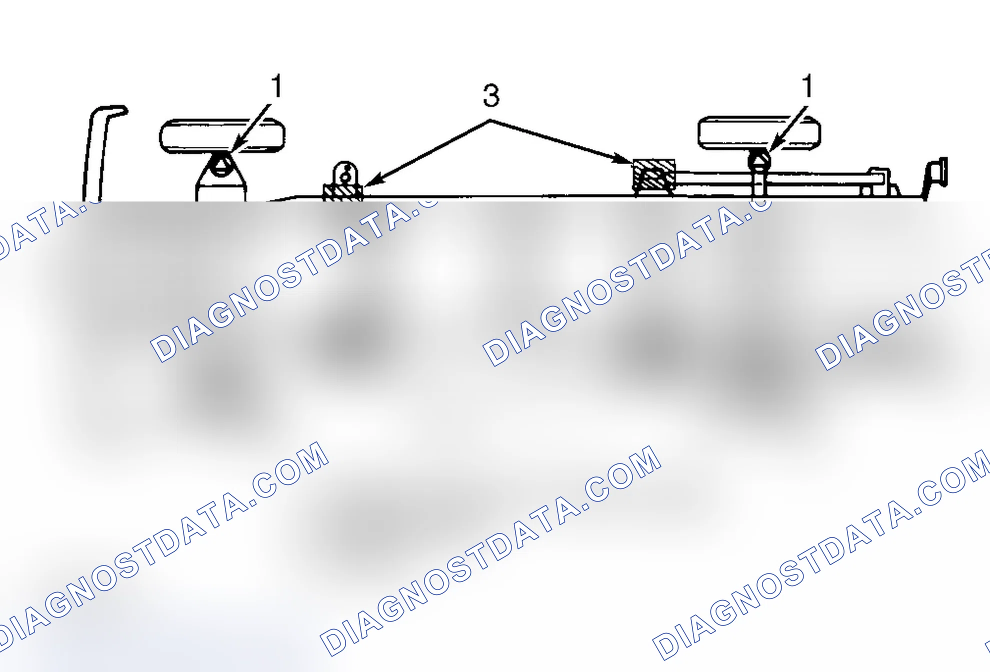 Scheme 14: Hoisting & Jacking Locations ("G" Series) Courtesy of General Motors Corp.