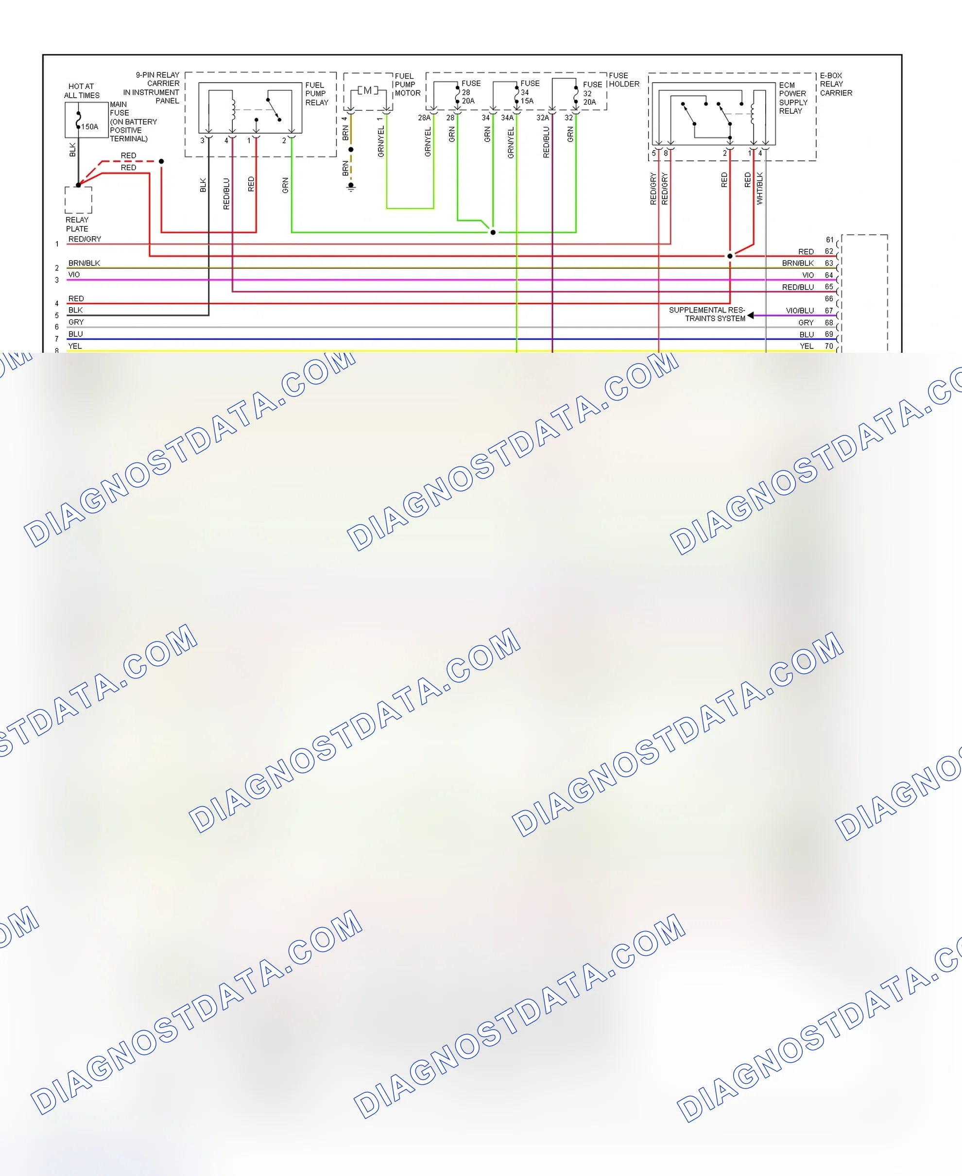 Scheme 11: Wiring Diagram (A4 3.0L - 4 Of 4)