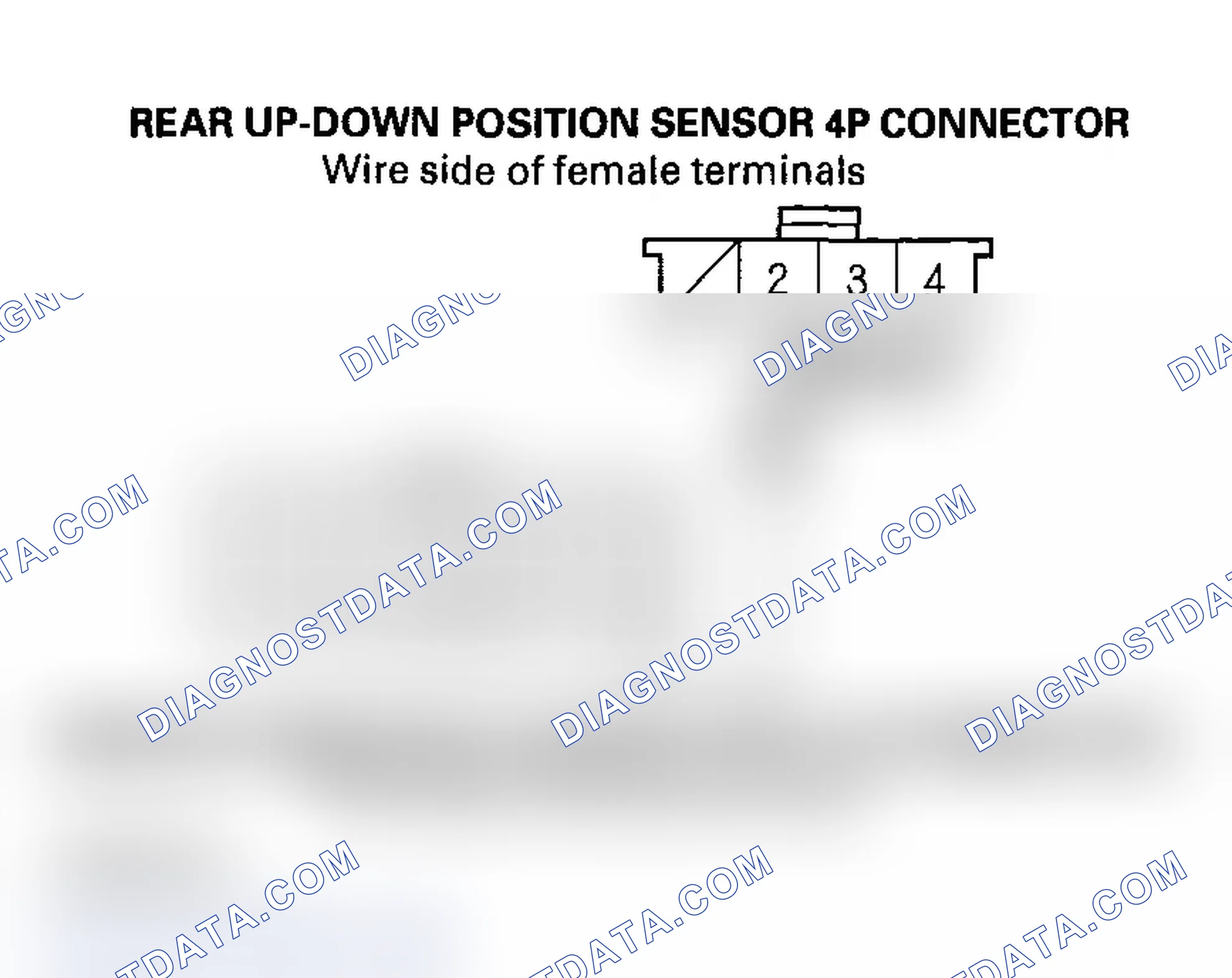 Scheme 35: Power Seat Rear Up-down Position Sensor Troubleshooting