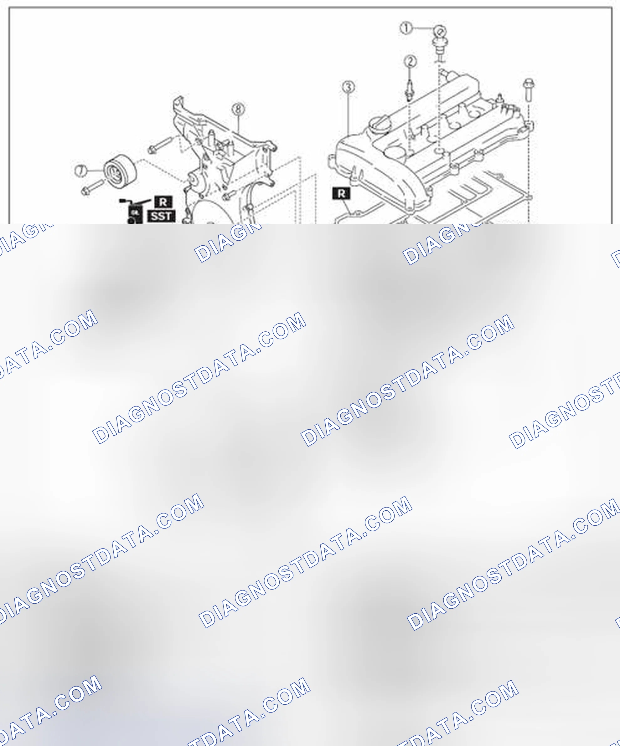 Scheme 434: TIMING CHAIN DISASSEMBLY