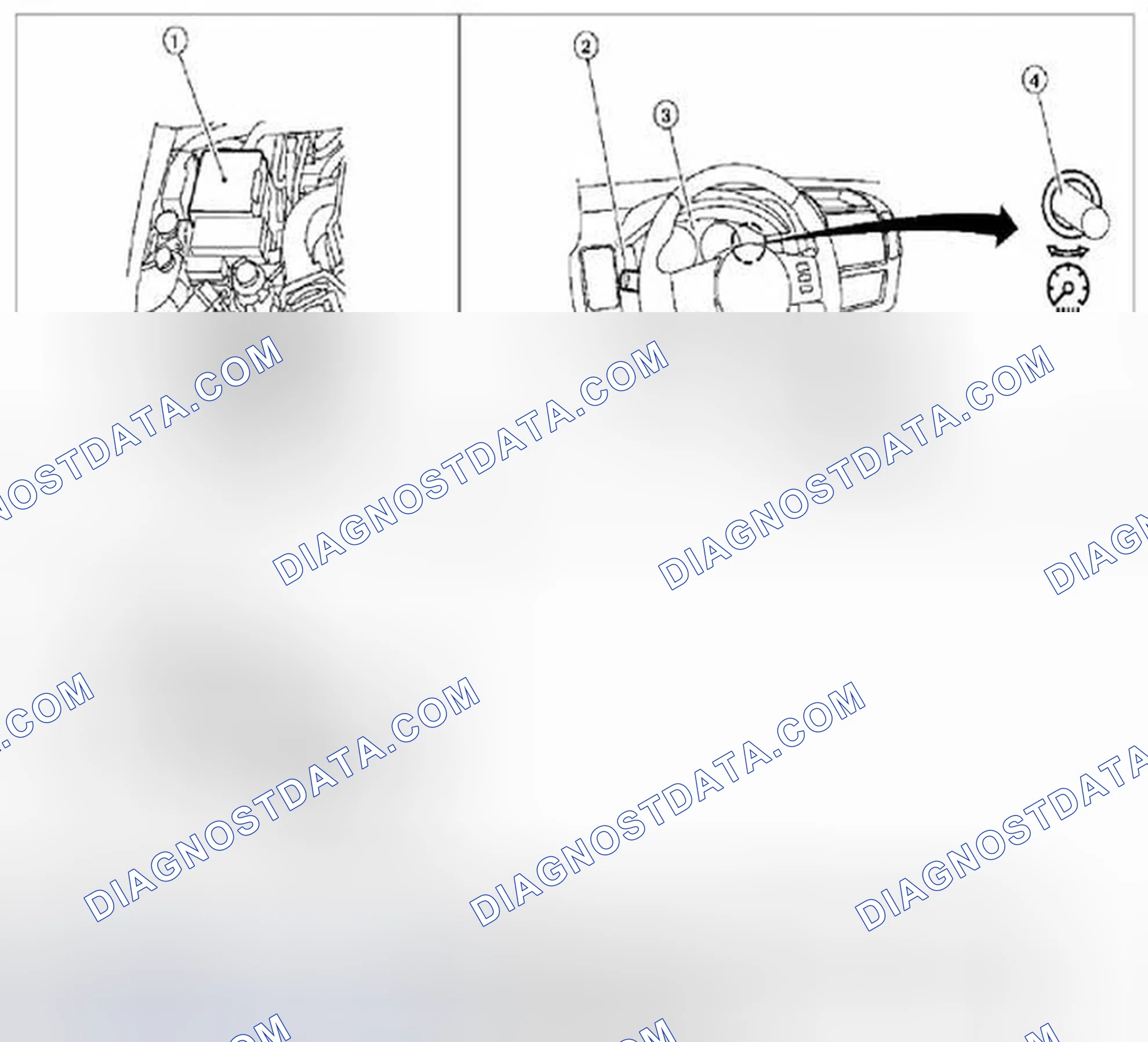 Scheme 24: Illumination Control System: Component Parts Location [Without Power Door Locks]