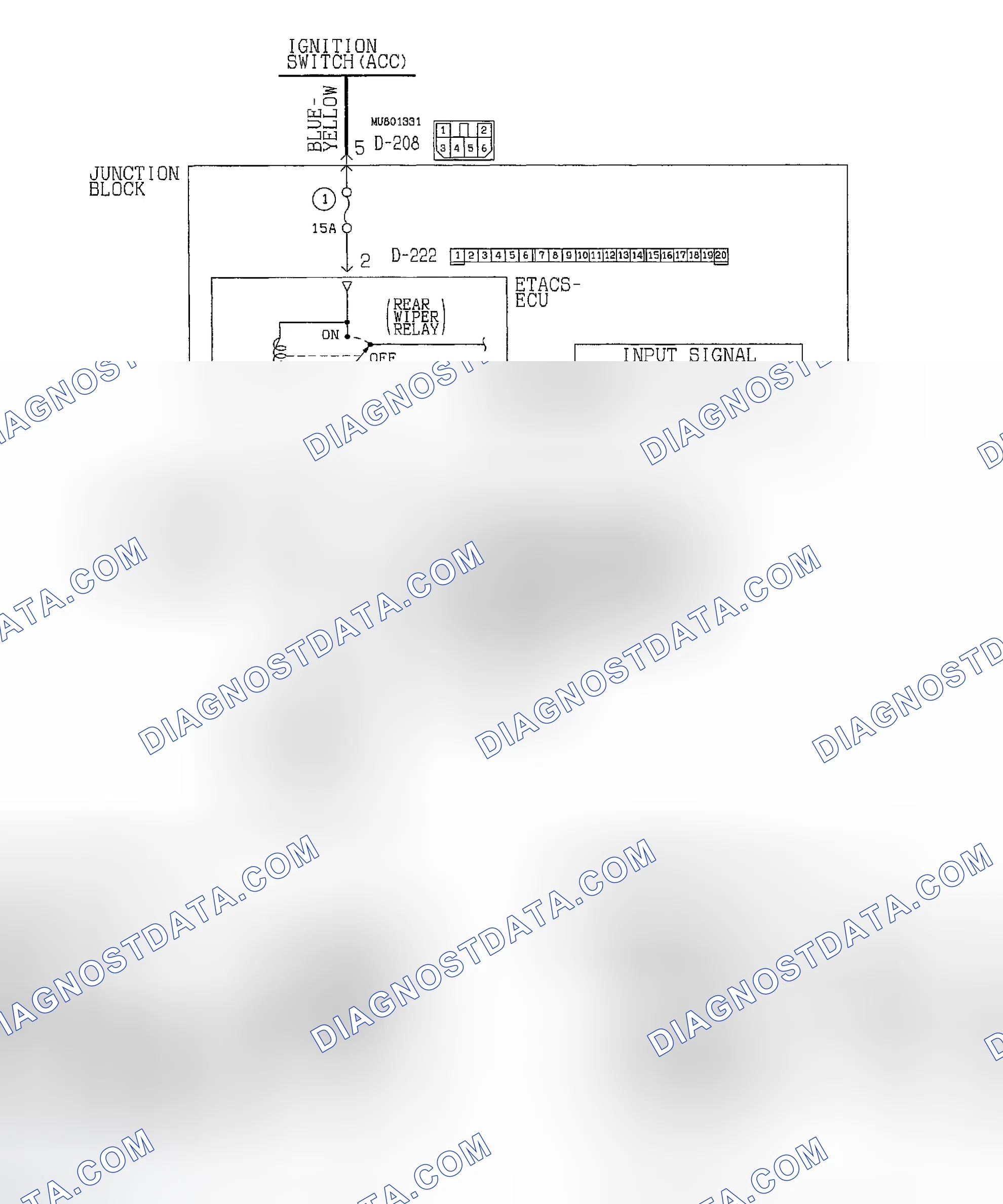 Scheme 19: CIRCUIT DIAGRAM & CONNECTOR IDENTIFICATION