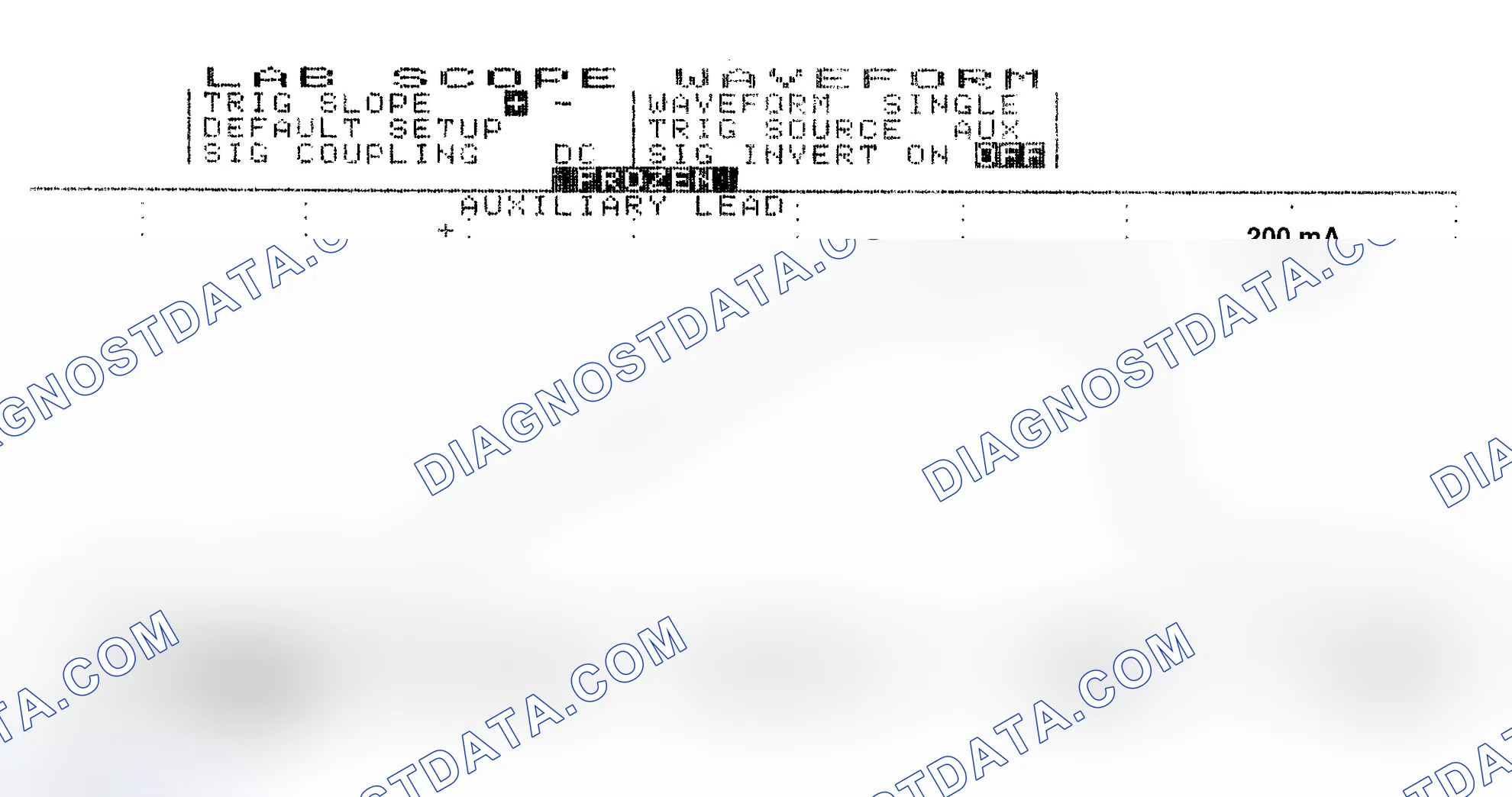Scheme 13: Single Injector w/Normal Current Flow - Current Pattern