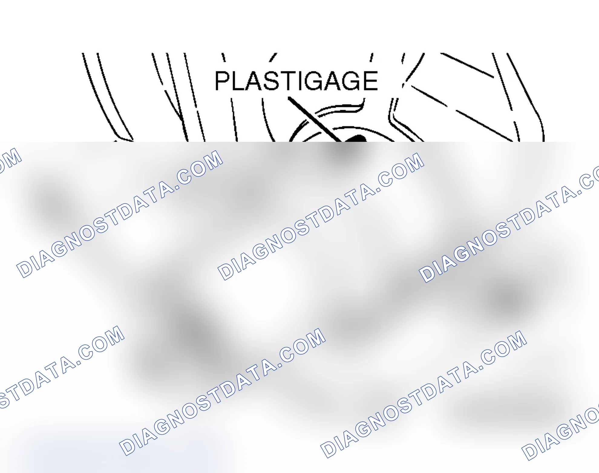 Scheme 906: CRANKSHAFT JOURNAL OIL CLEARANCE < PLASTIGAGE METHOD >