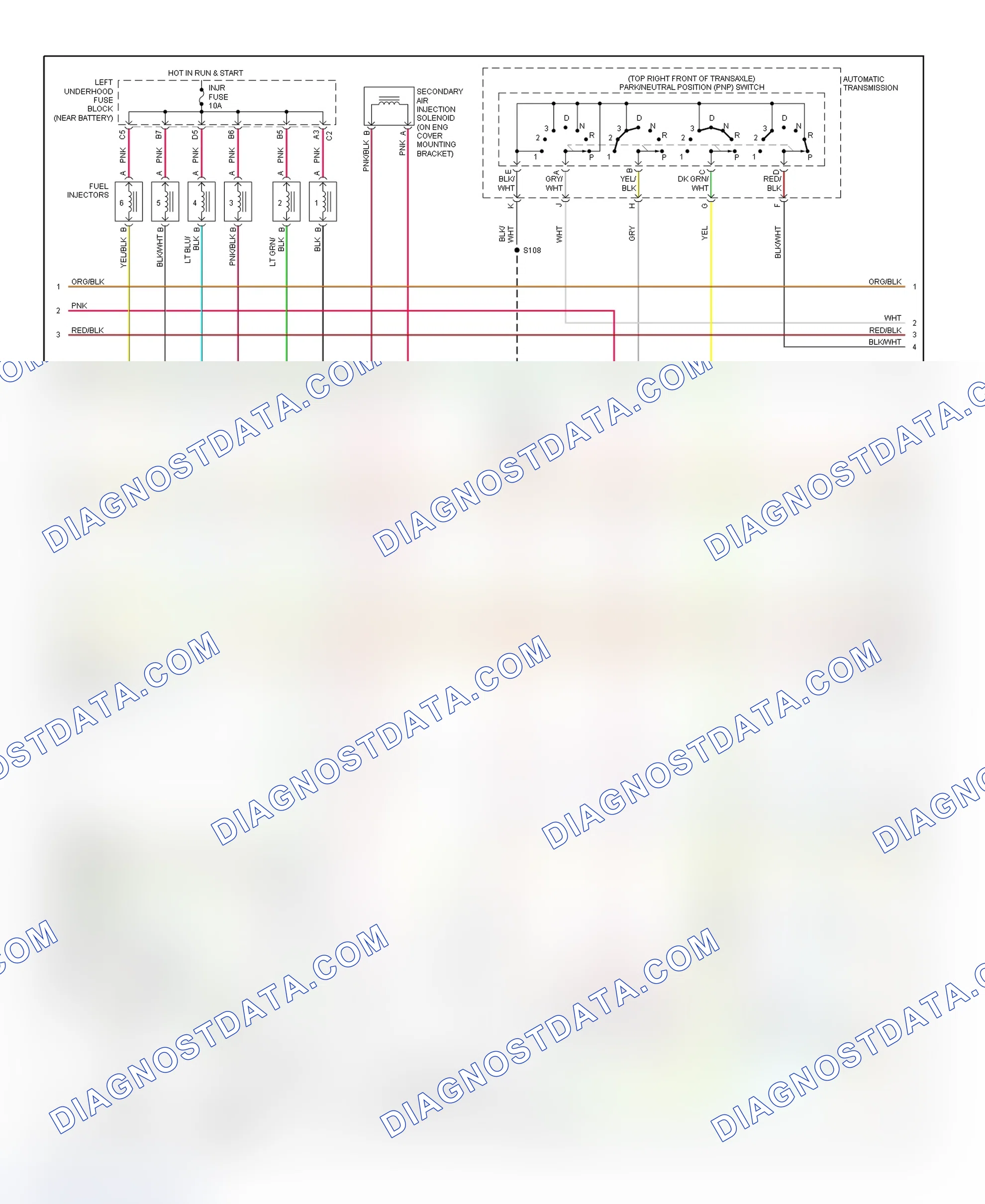 Scheme 142: PCM Wiring Diagram (Park Avenue - 3.8L - 2 Of 4)