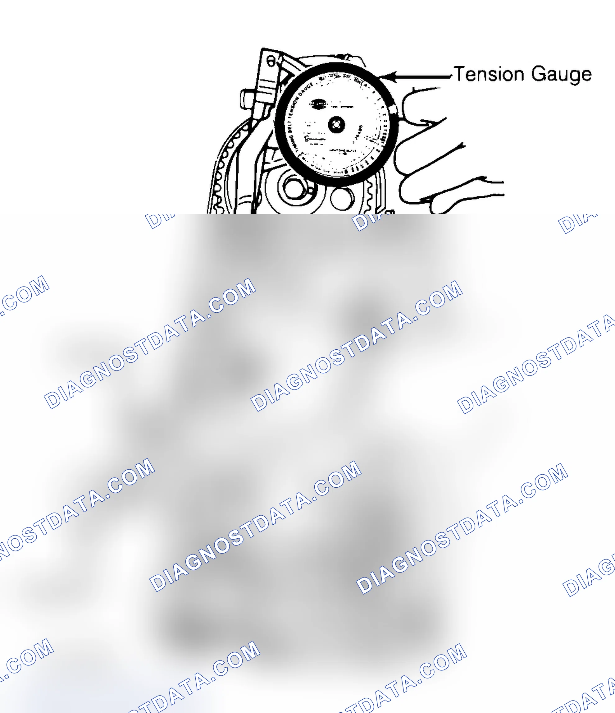 Scheme 28: Adjusting Typical Timing Belt Tension