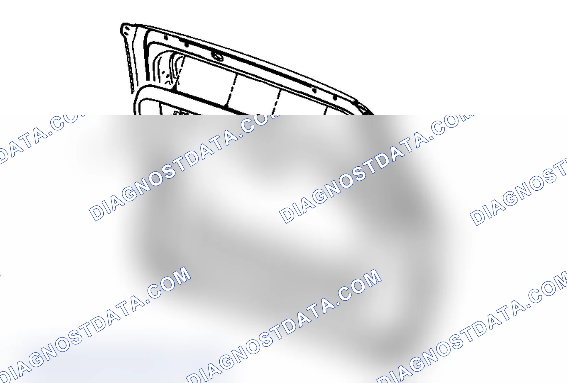Scheme 52: Liftgate Upper Trim Finish Panel Replacement