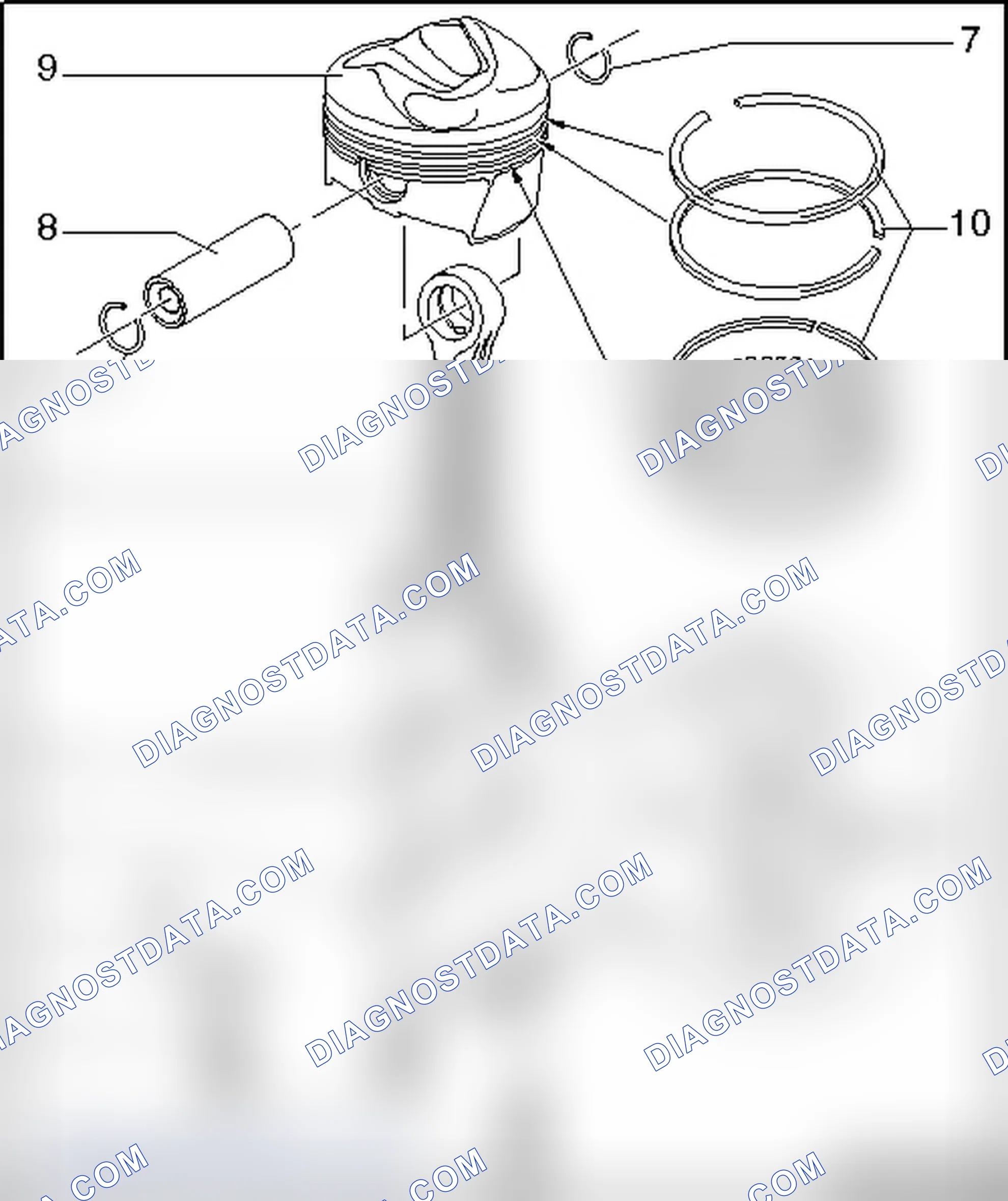 Scheme 279: PISTONS AND CONNECTING ROD OVERVIEW
