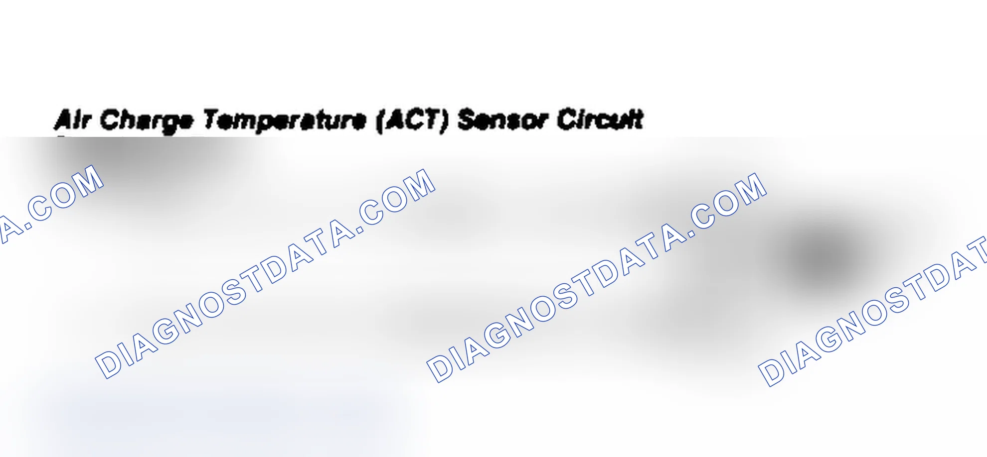 Scheme 45: Air Charge Temperature (ACT) Sensor Circuit