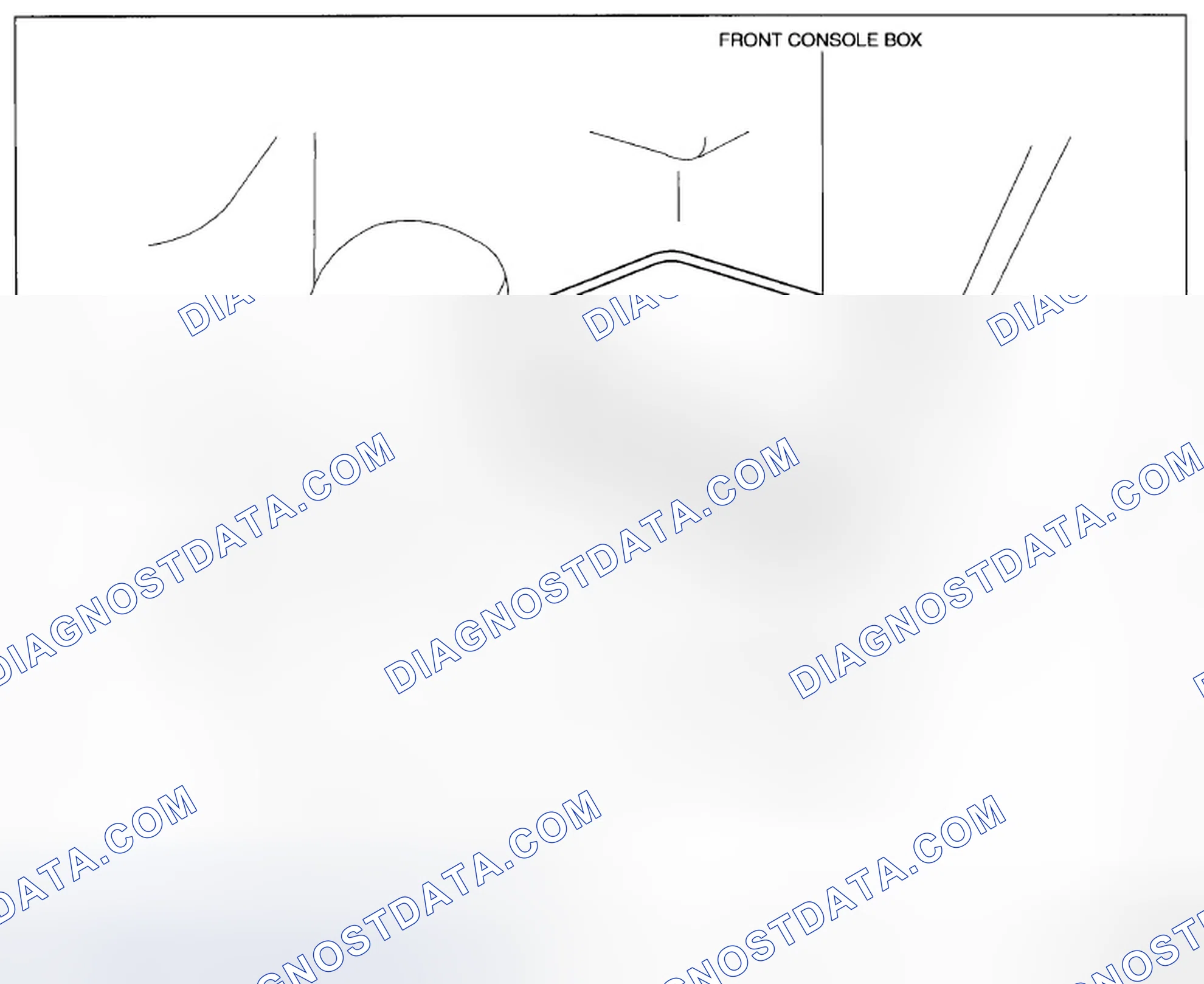 Scheme 110: Identifying Front Console Box With Protective Tape And Shift Panel