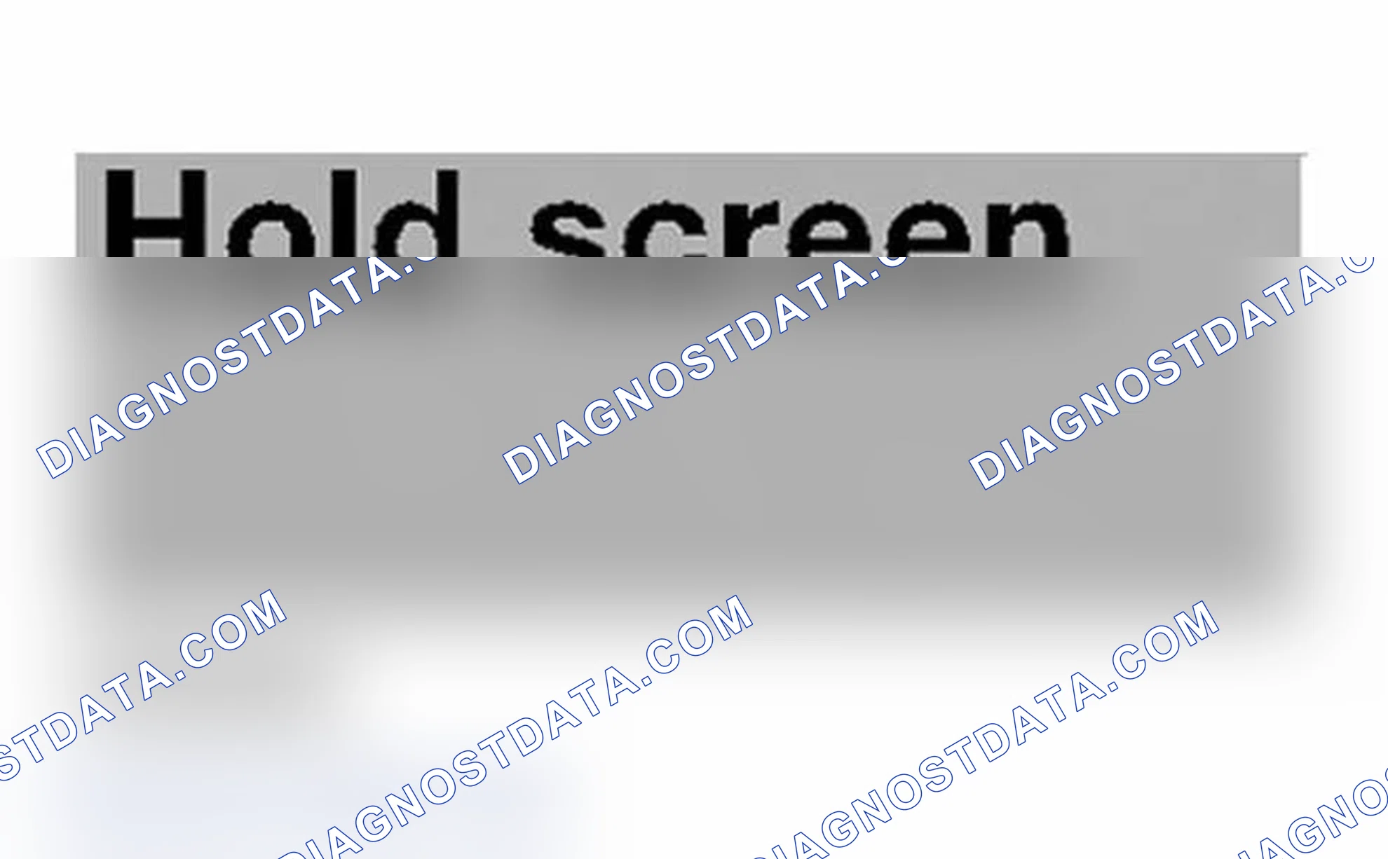 Scheme 651: Identifying Hold Screen