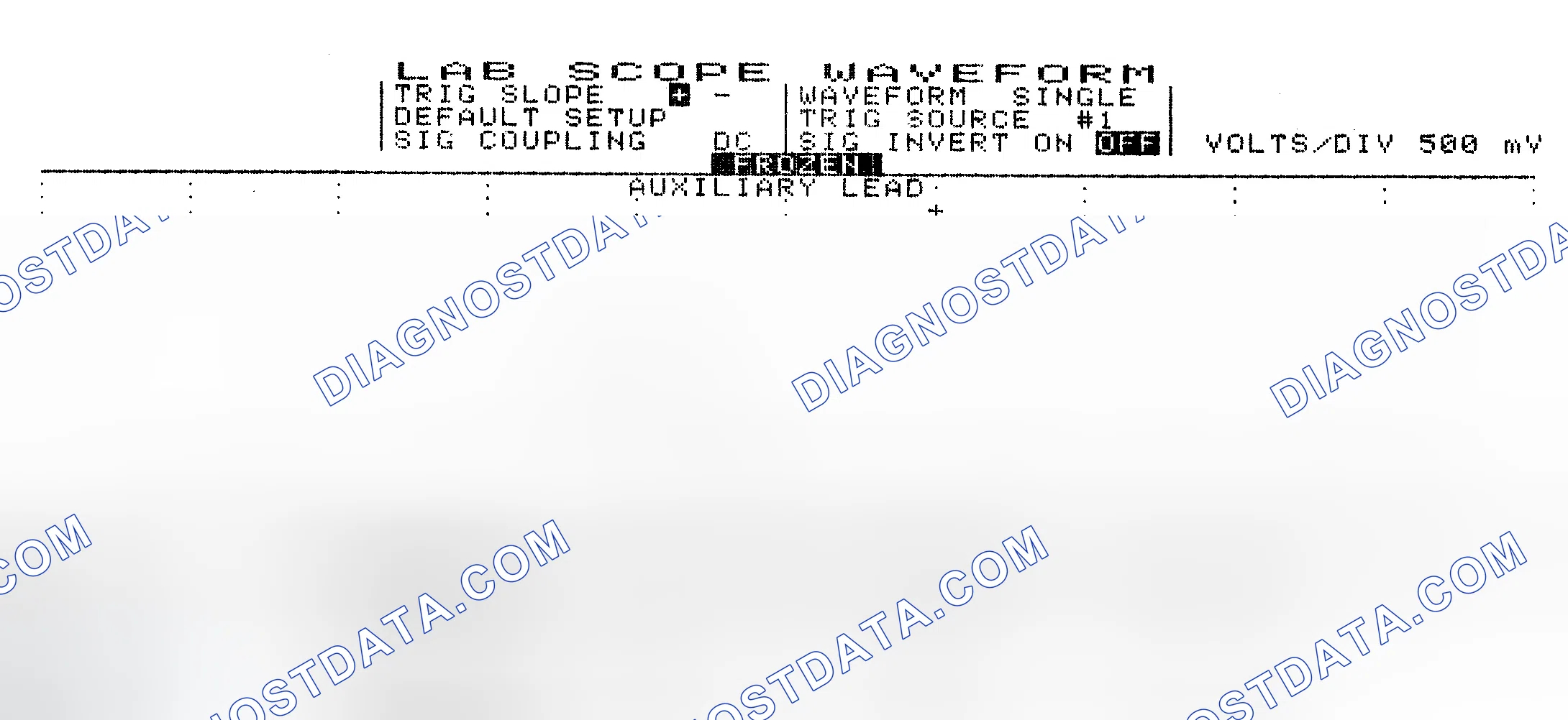 Scheme 10: Single Injector w/Excessive Current Flow - Current Pattern